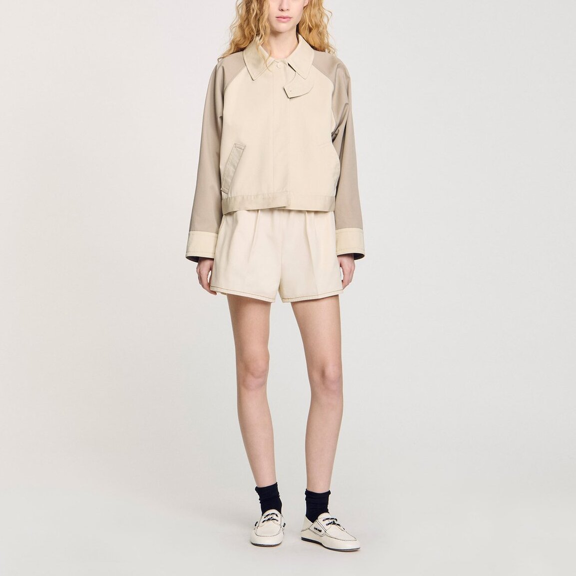 Blouson bicolore Sandro seconde main