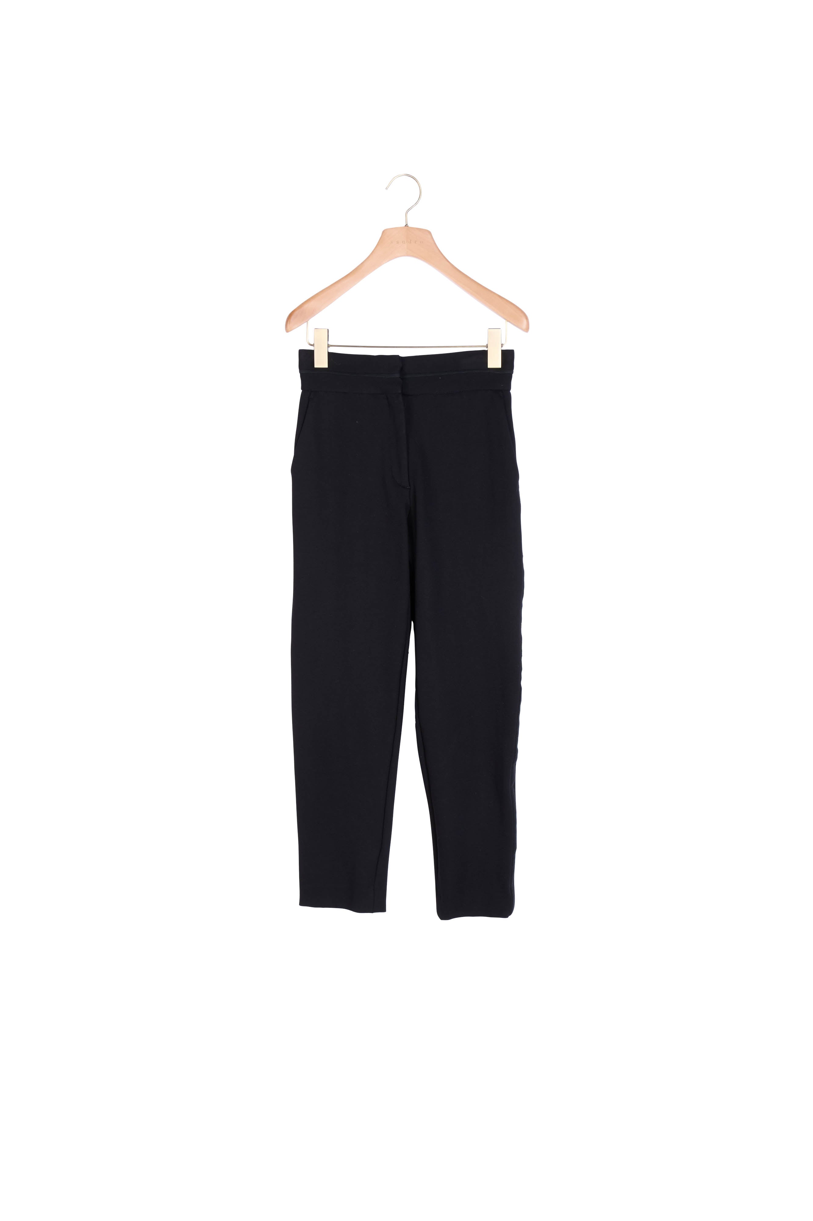 Pantalon classique taille haute Sandro seconde main