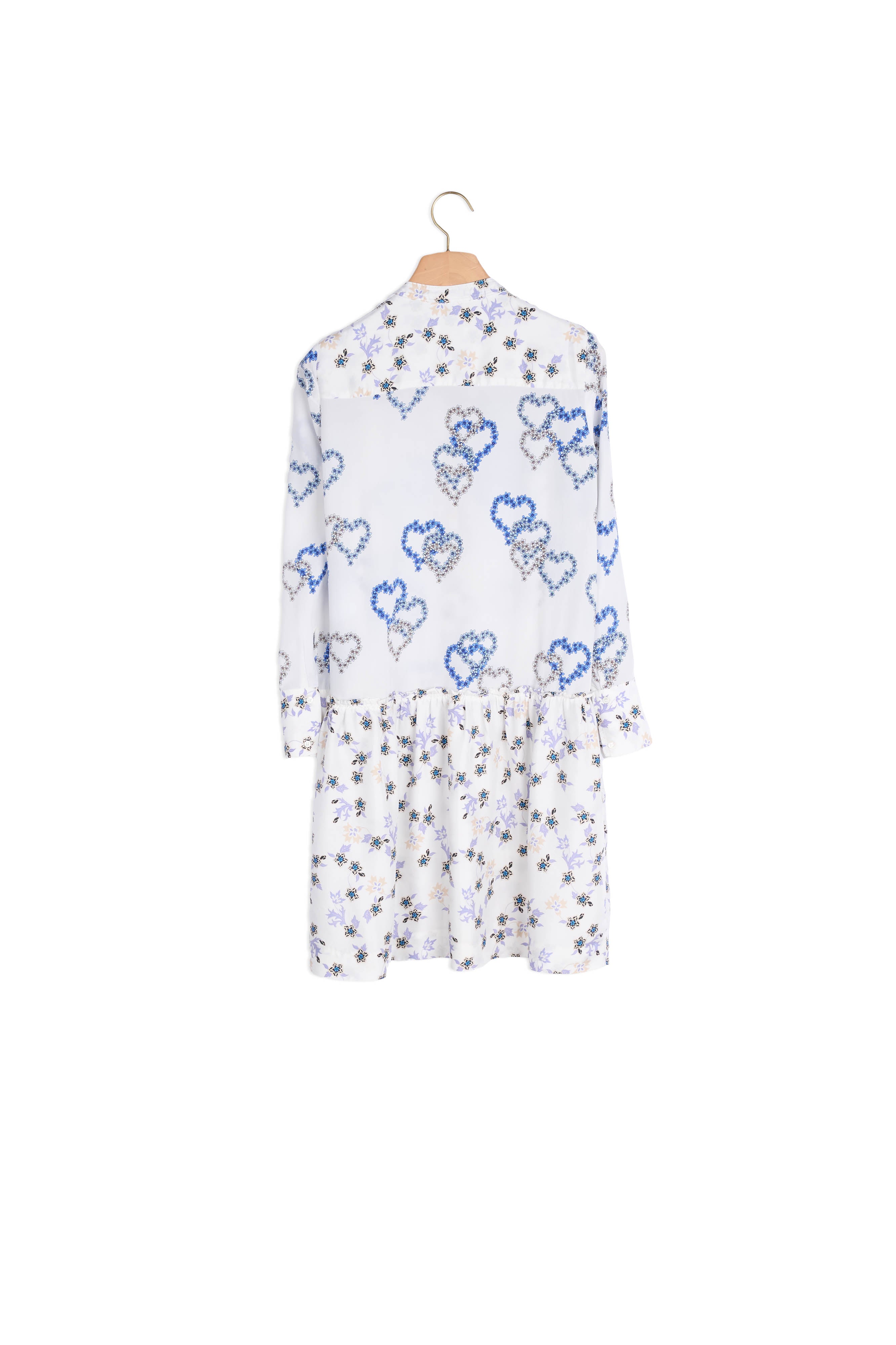 Robe en soie imprimé all over Sandro seconde main