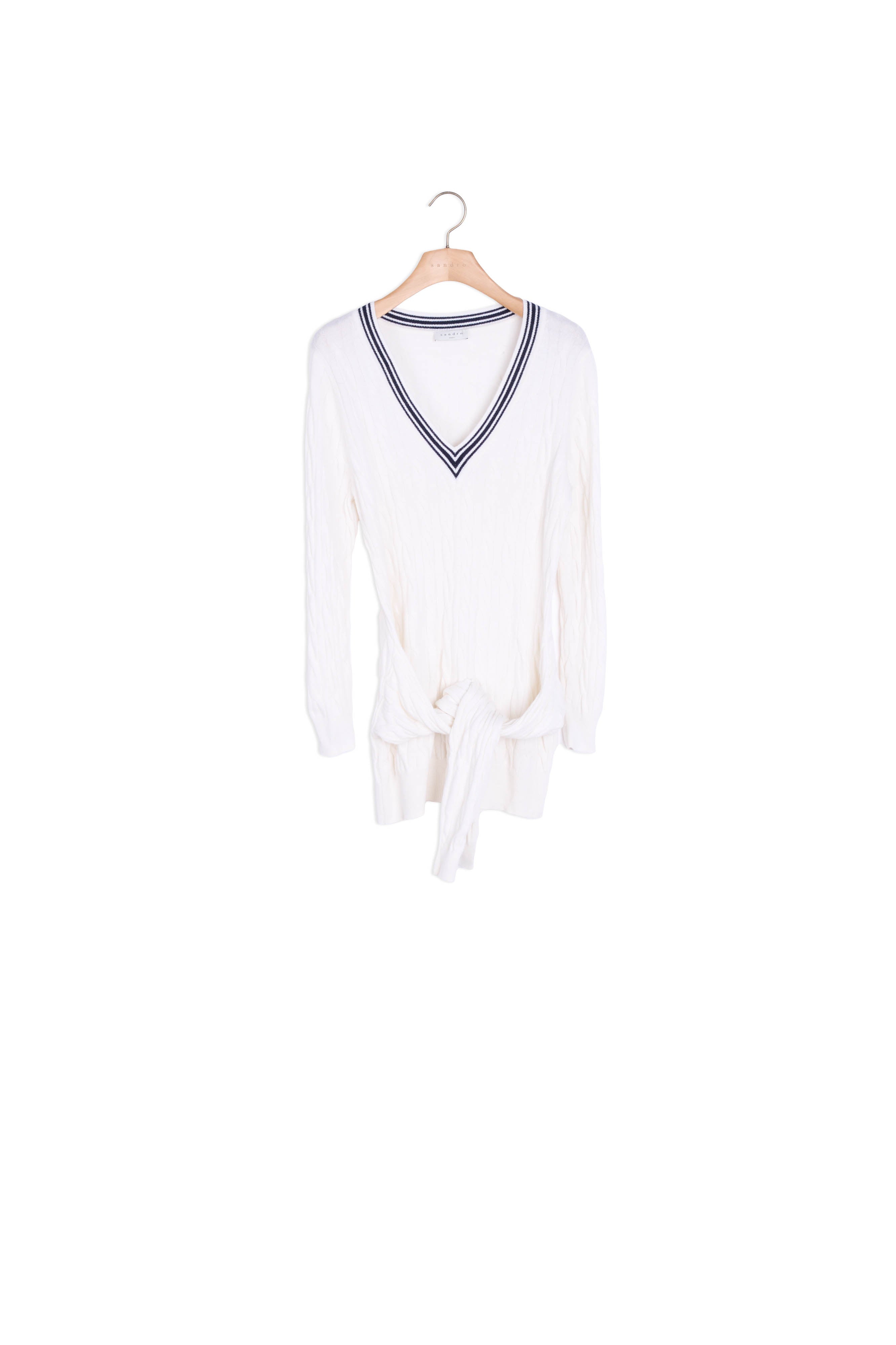 Pull en Maille torsadé Sandro seconde main