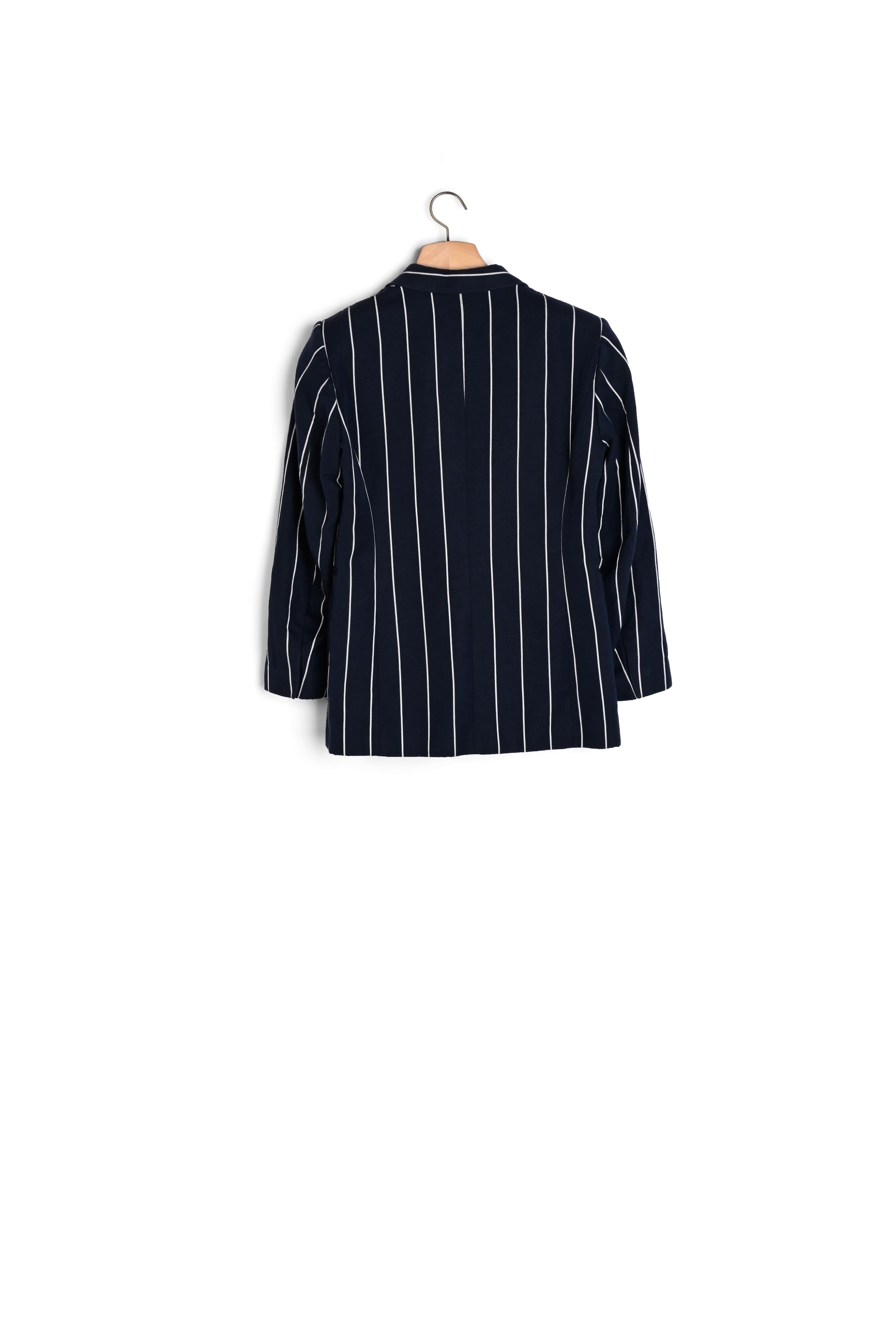 Veste de blazer à rayures assortie Sandro seconde main