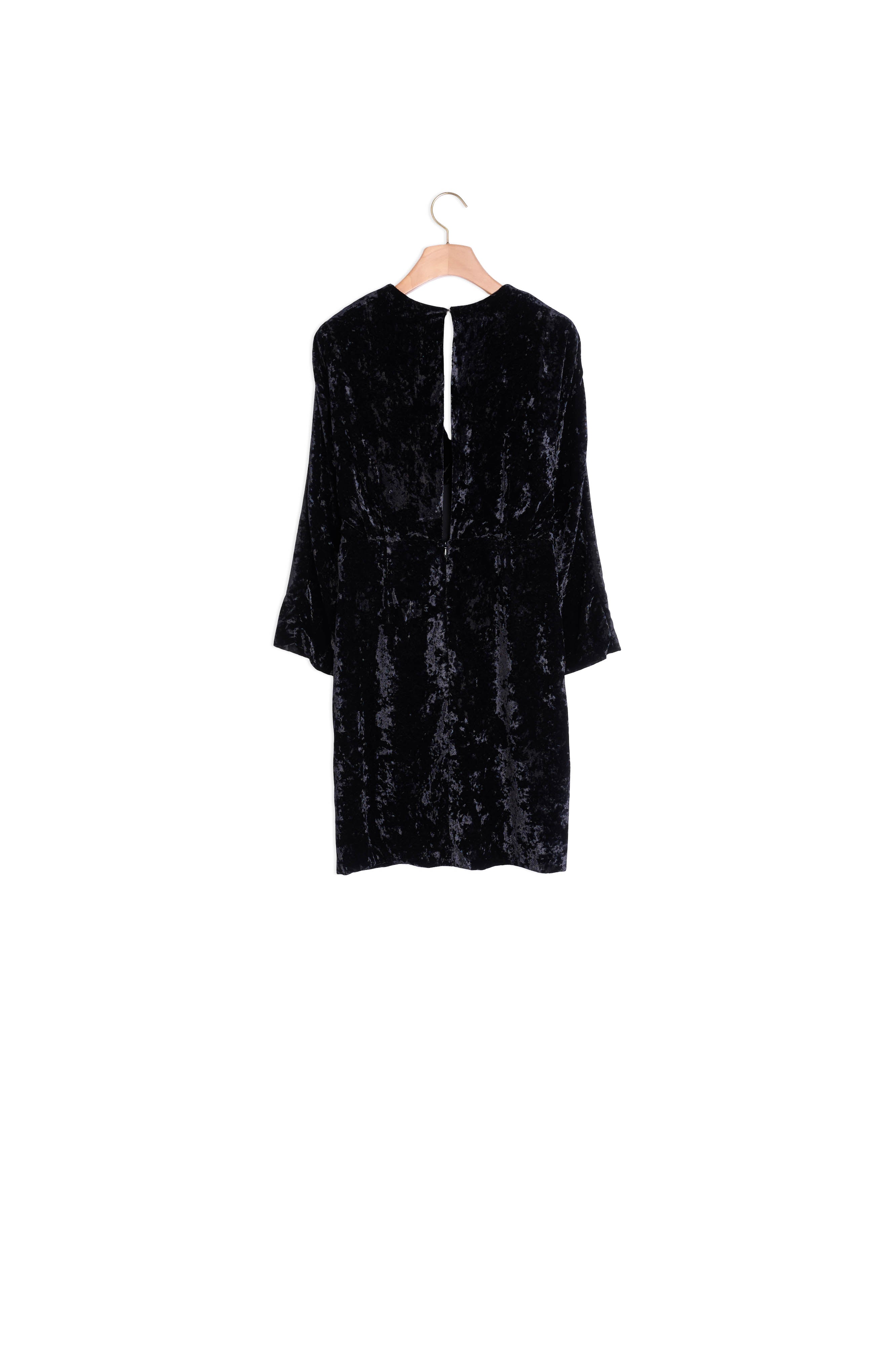 Robe courte en velours frappé Sandro seconde main