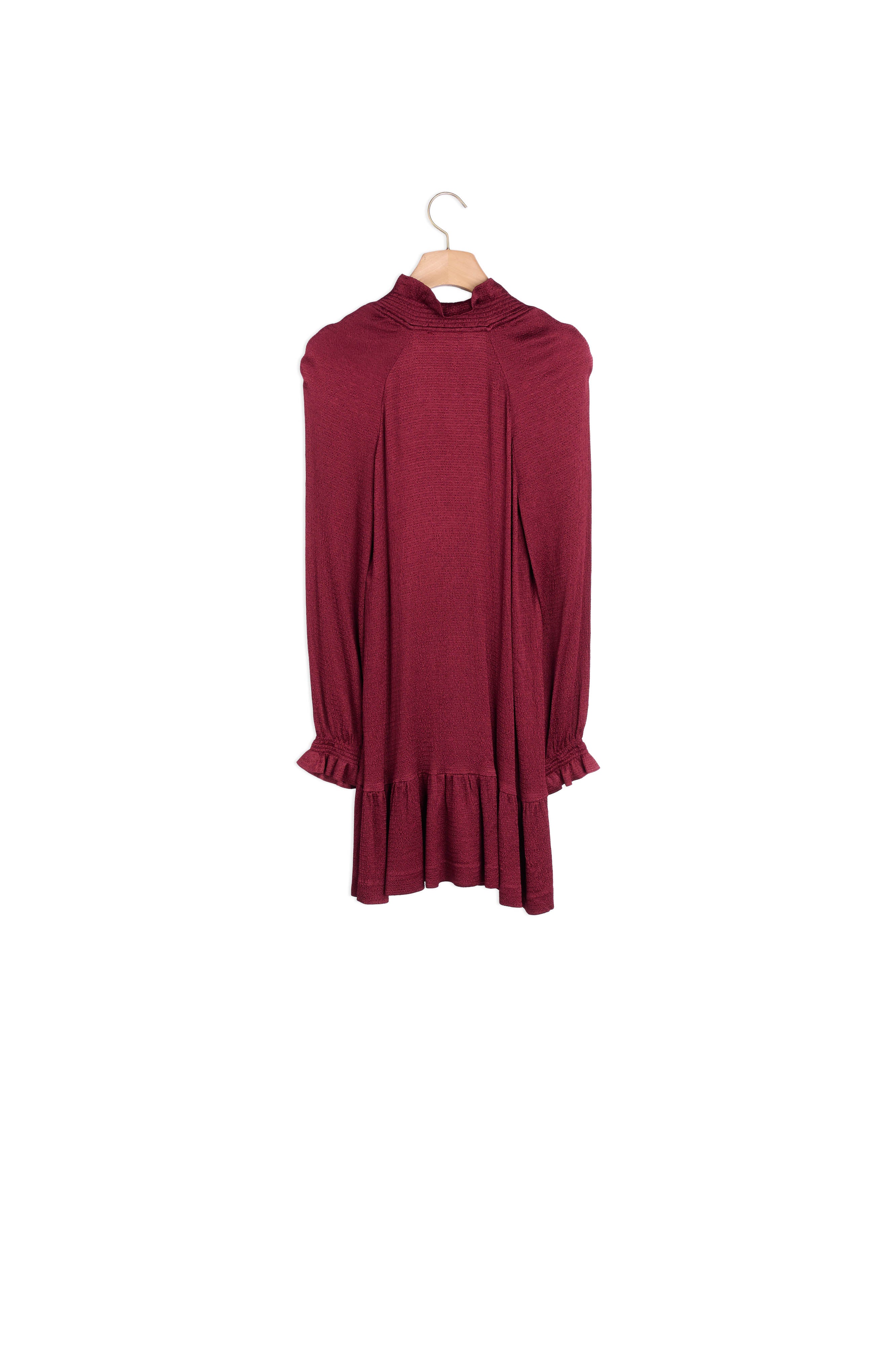 Robe courte à petits volants Sandro seconde main
