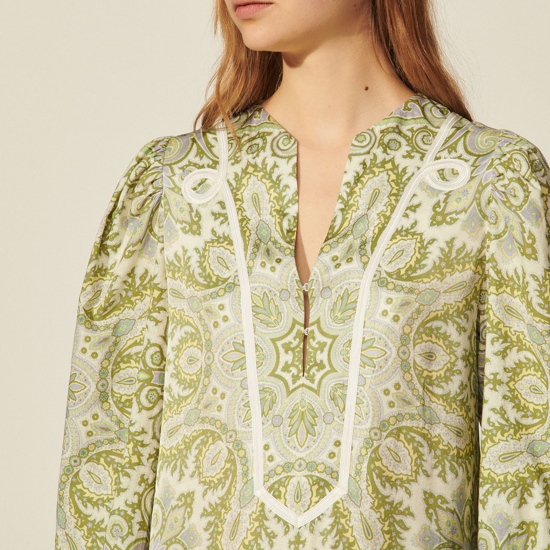 Robe imprimée foulard Sandro seconde main