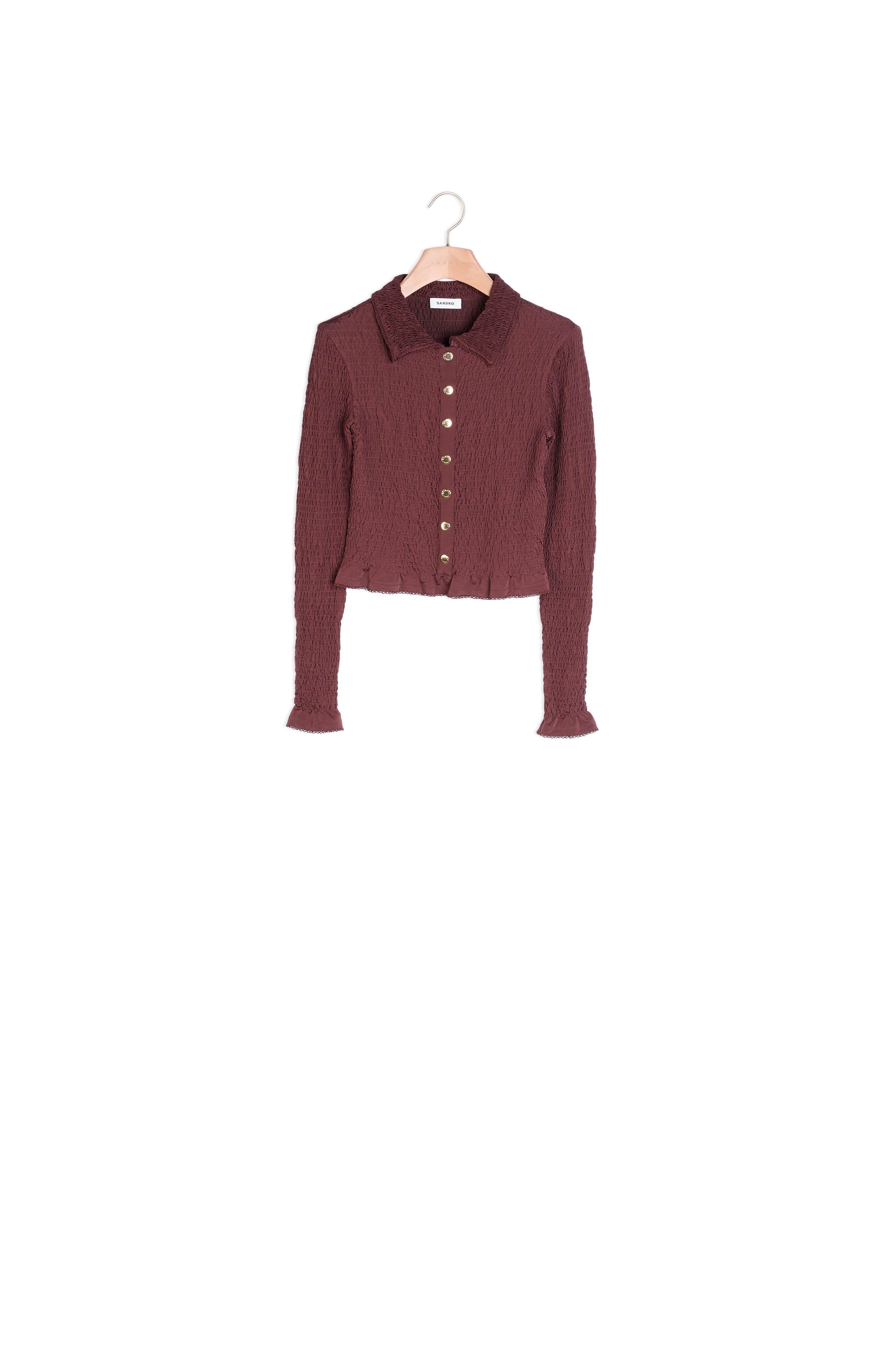 Top Chemise smocké Sandro seconde main