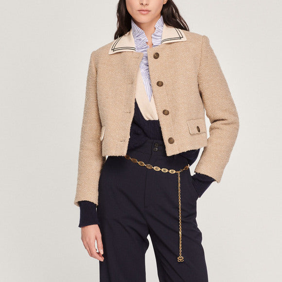 Veste en tweed Sandro seconde main