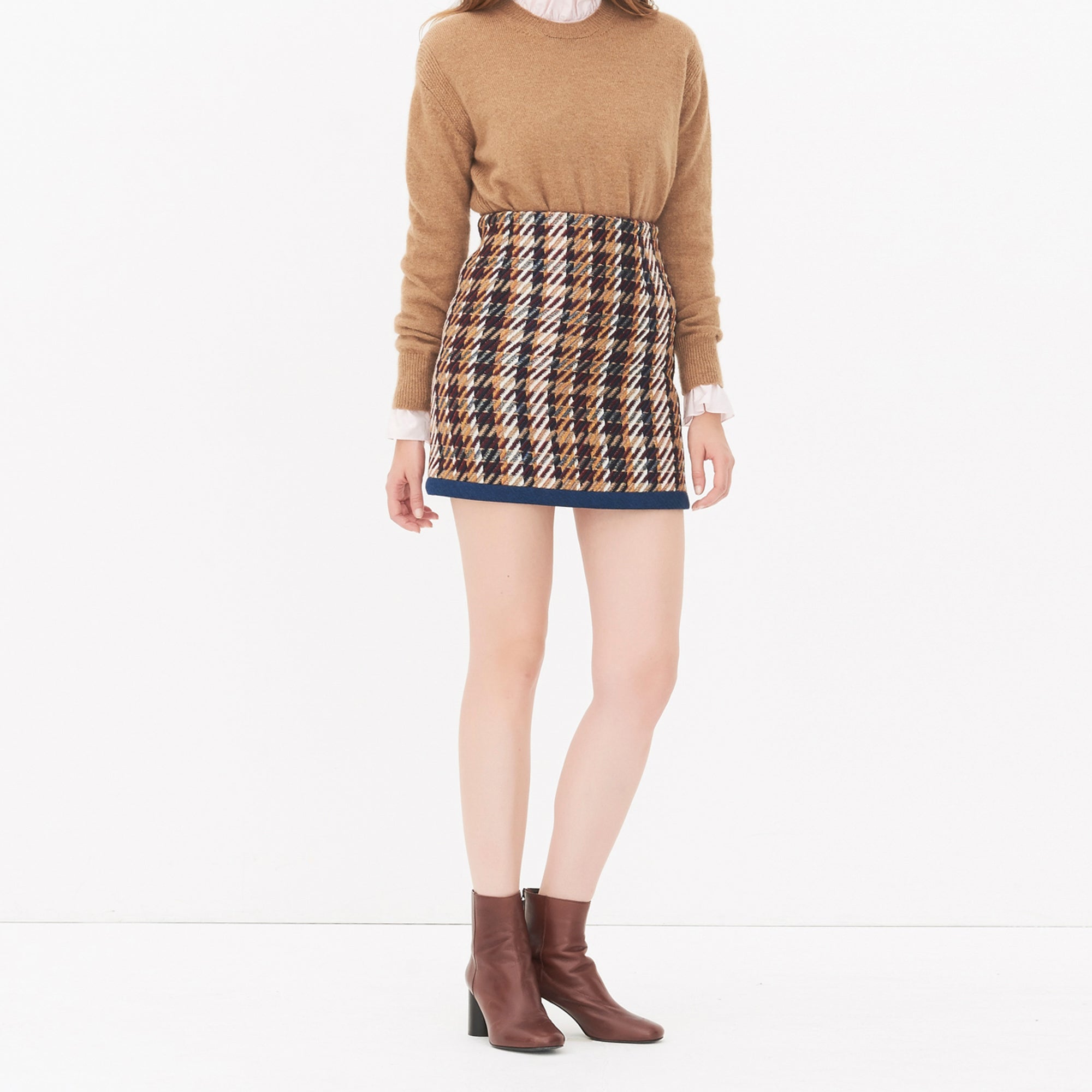 Jupe Ecru Sandro seconde main