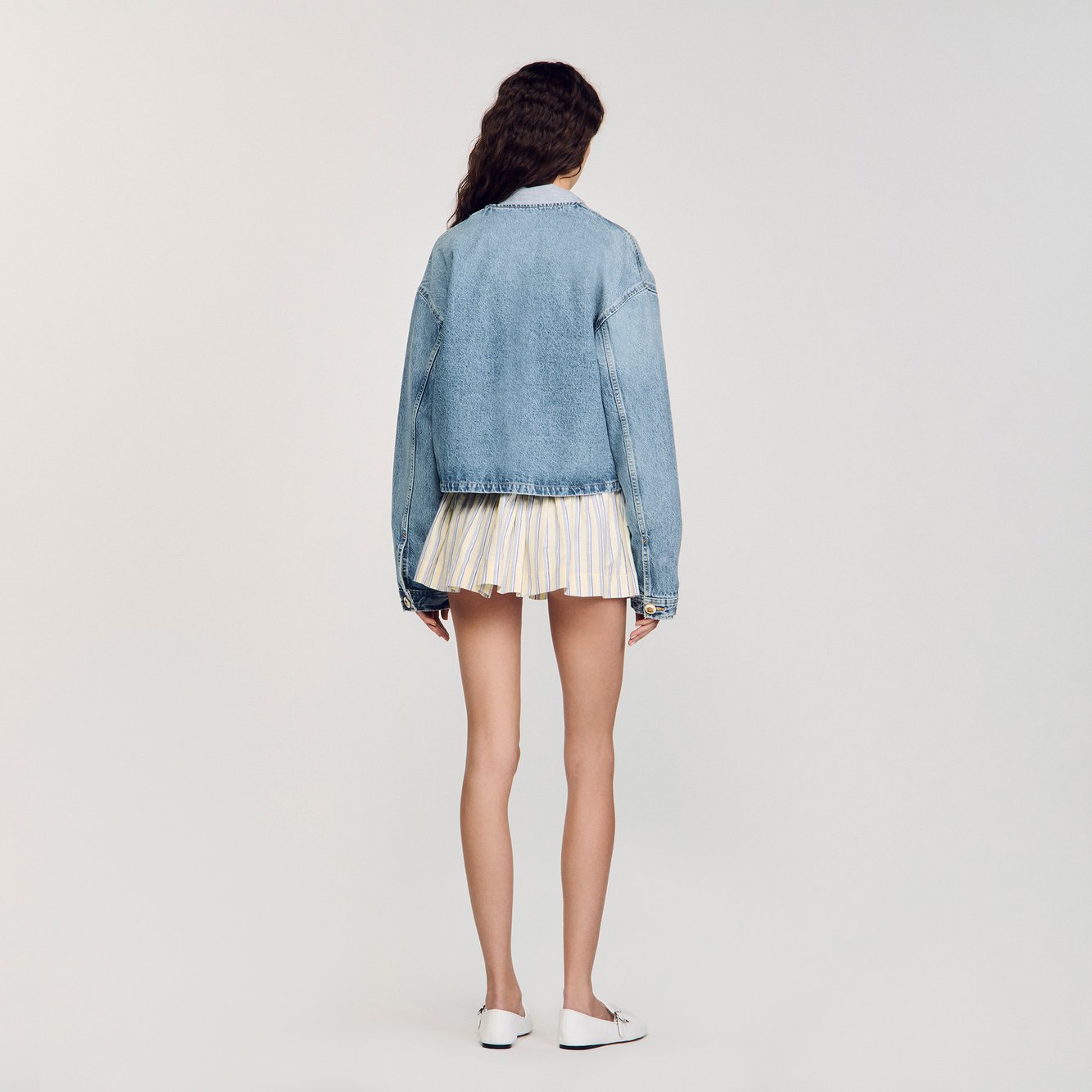 Blouson en denim Sandro seconde main