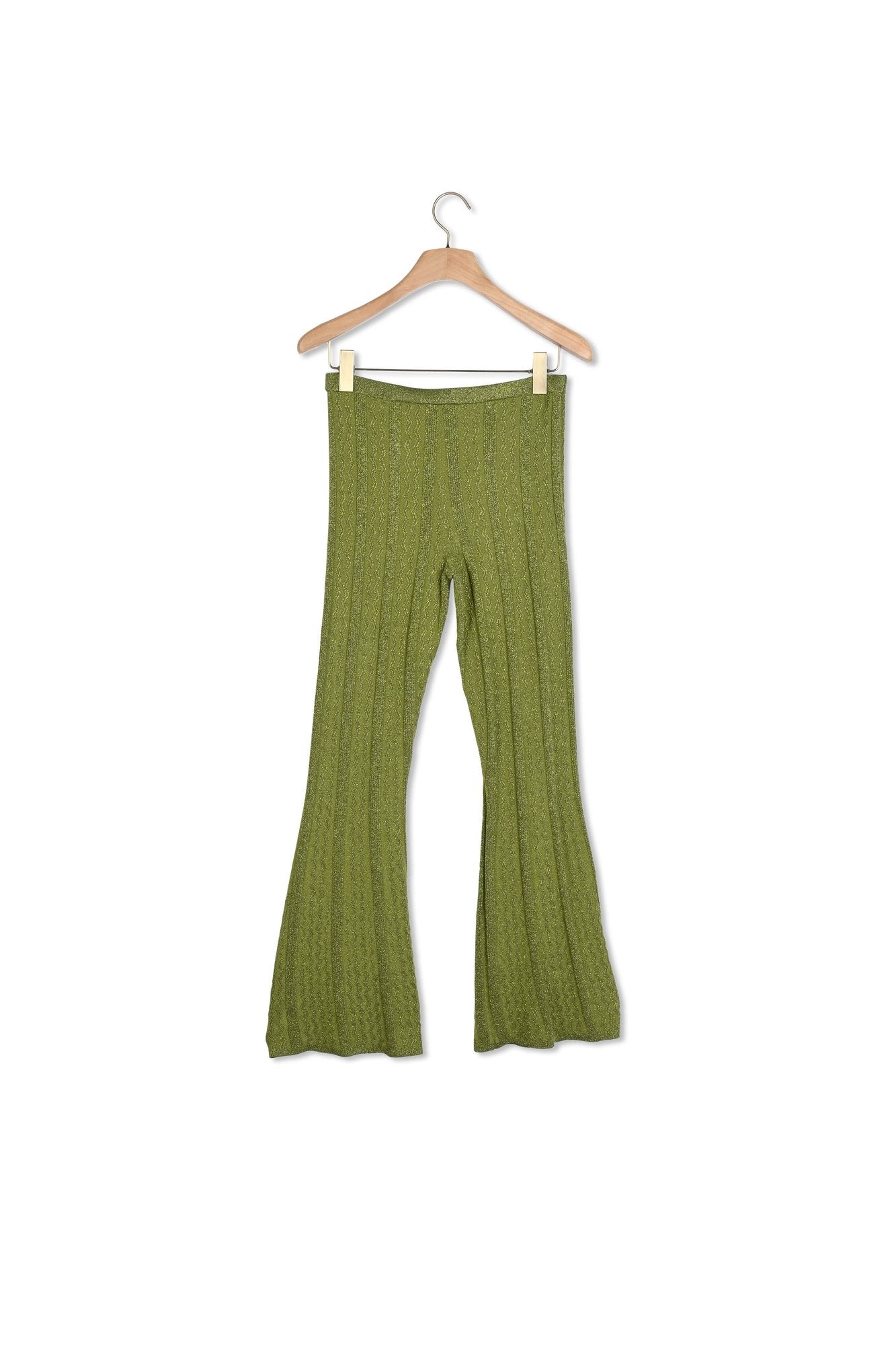 Pantalon en Maille métallisée Sandro seconde main
