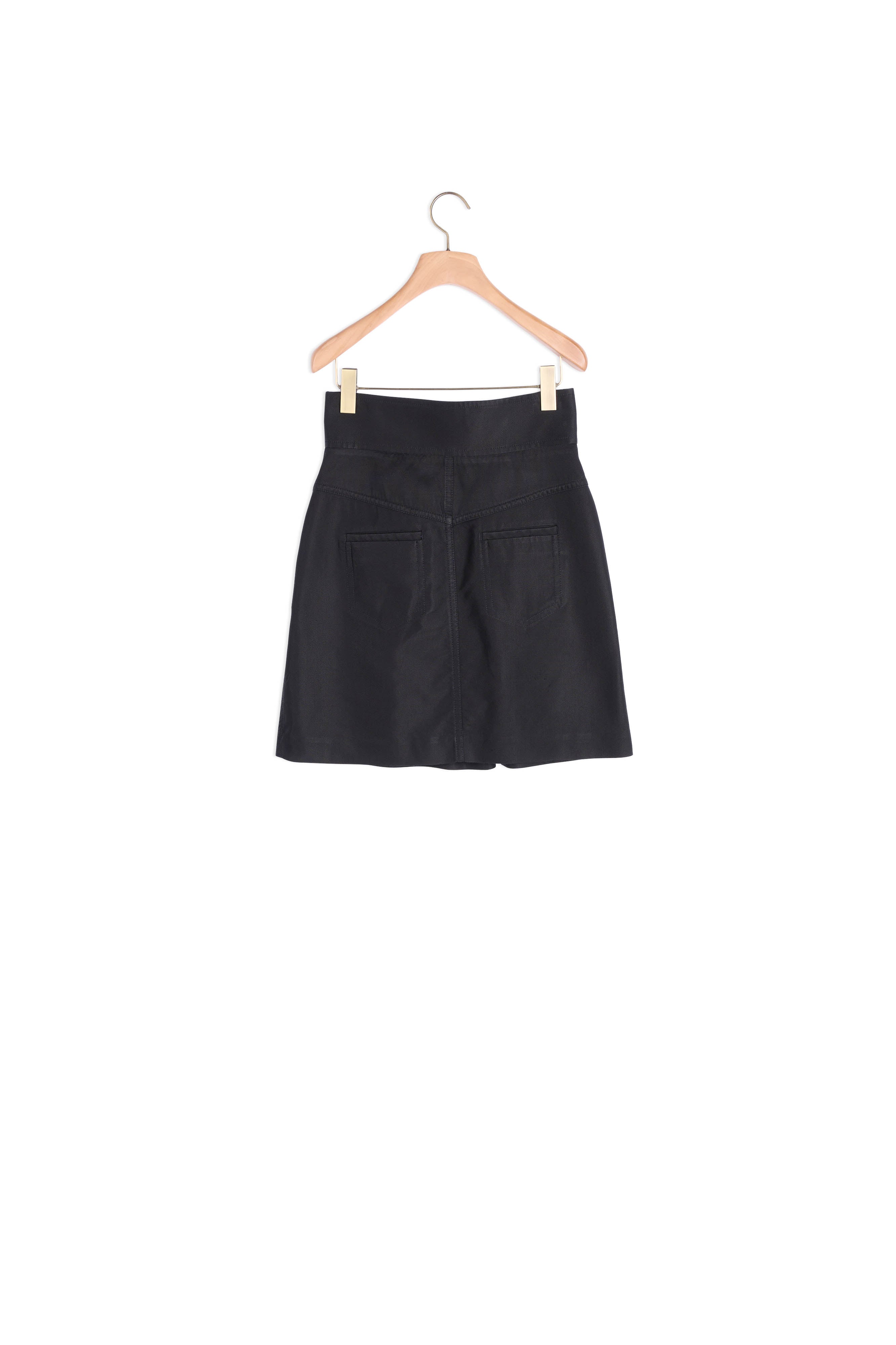 Jupe taille haute avec zip contrasté Sandro seconde main