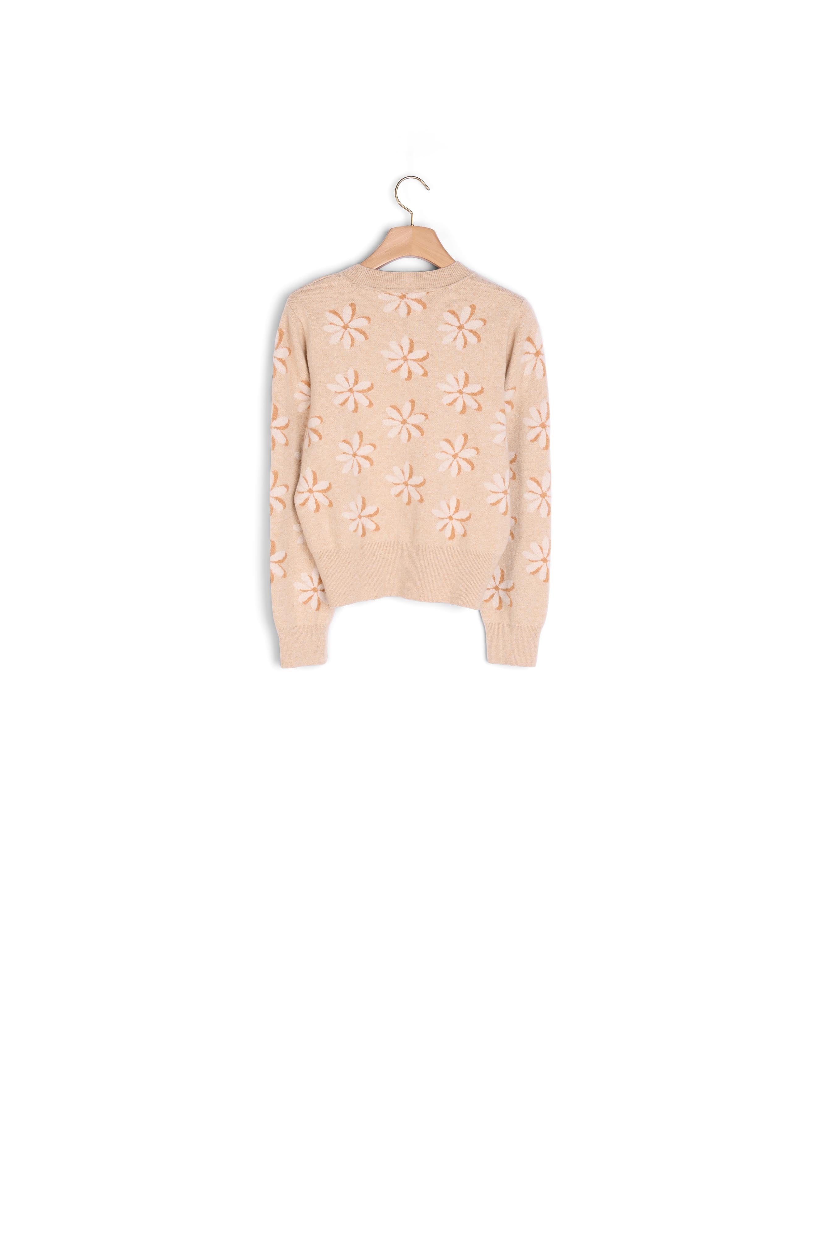 Pull en Maille à jacquard fleuri Sandro seconde main