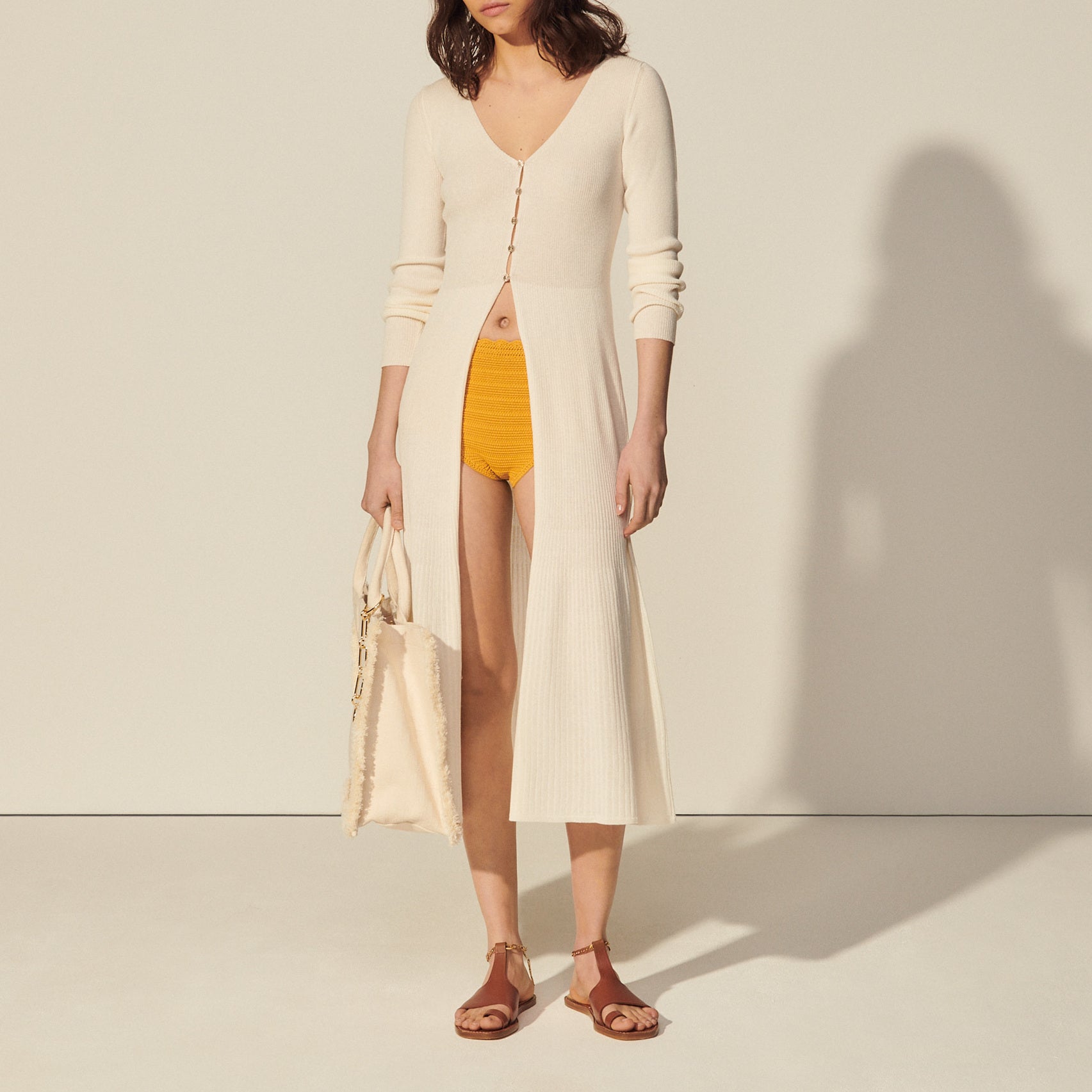 Cardigan long Sandro seconde main