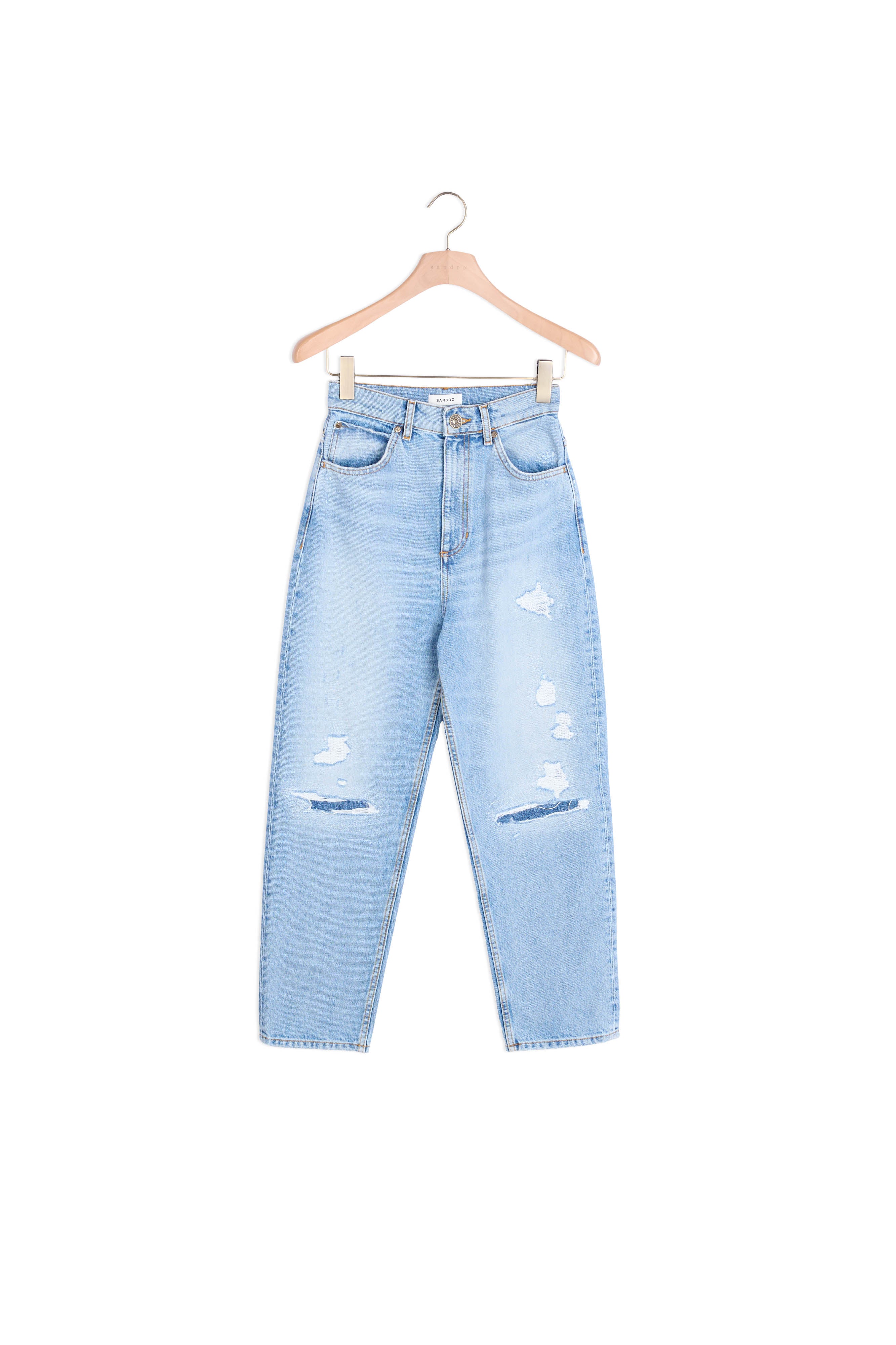 Jean coupe boyfriend Sandro seconde main