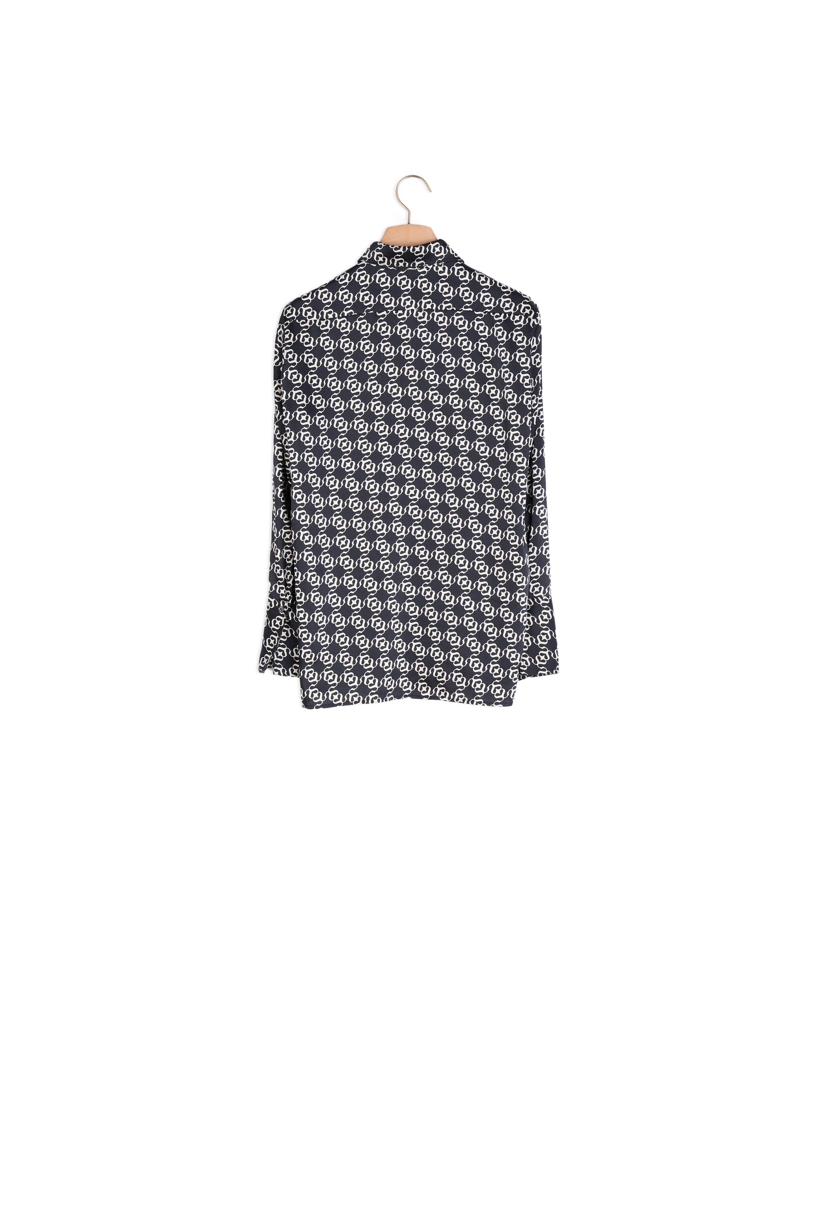 Chemise Ecru / Noir Sandro seconde main