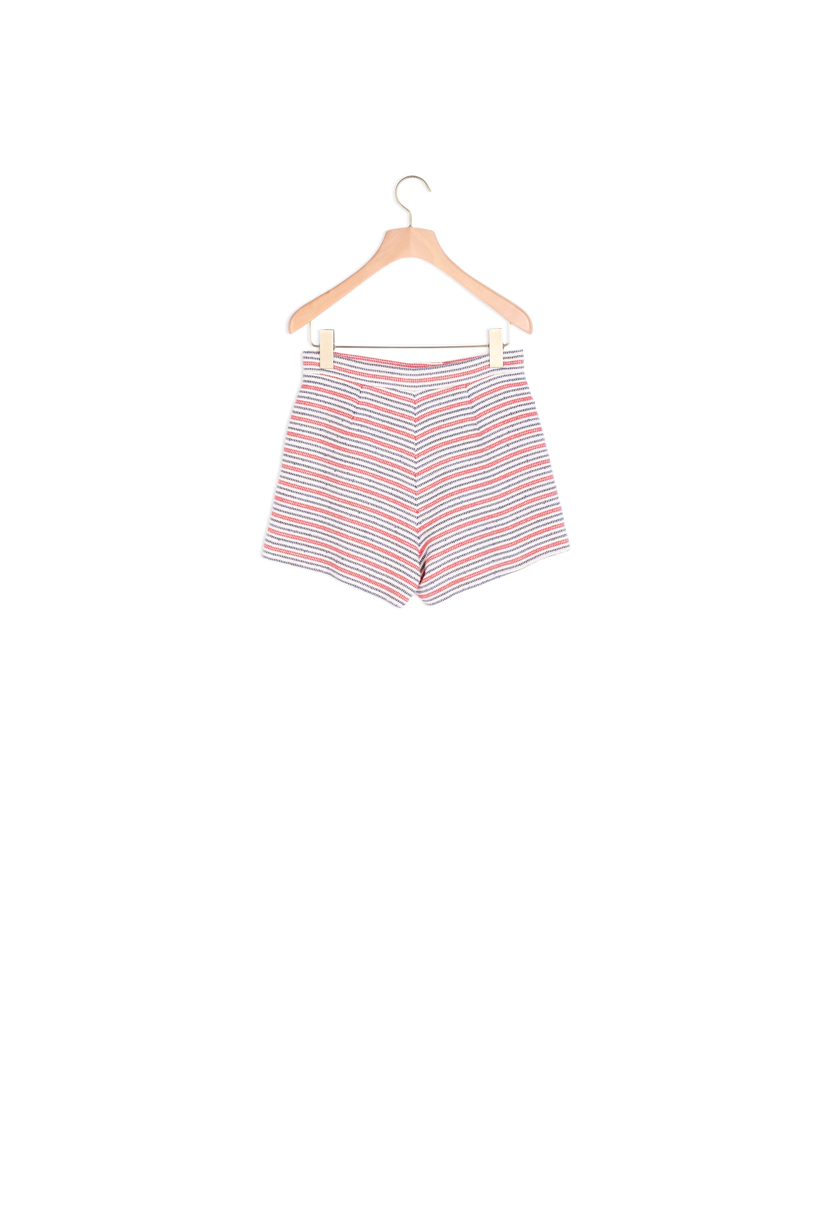 Short taille haute rayé Sandro seconde main