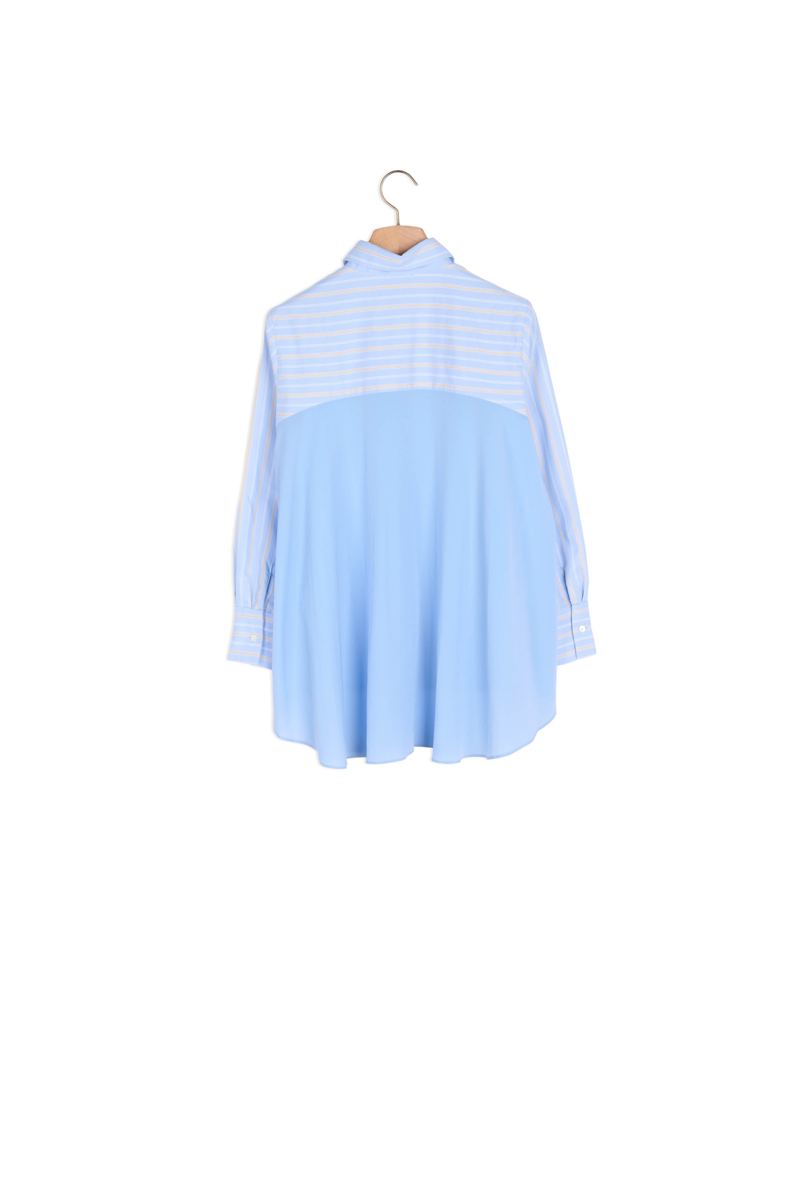 Chemise asymétrique à empiècement plissé Sandro seconde main