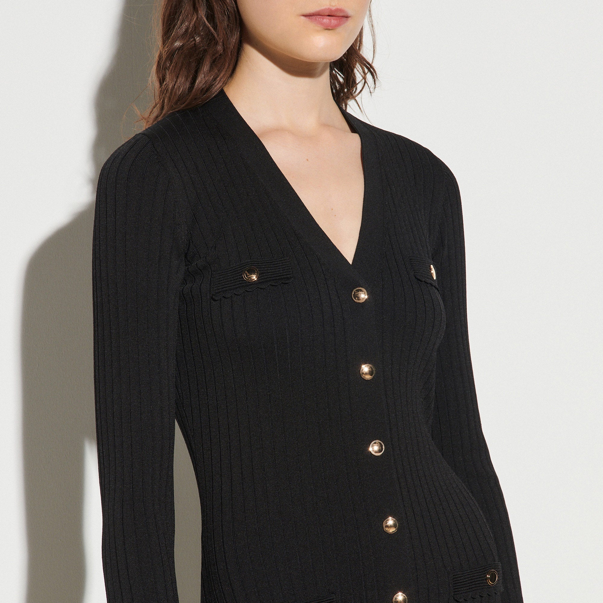 Robe gilet longue boutonnée Sandro seconde main