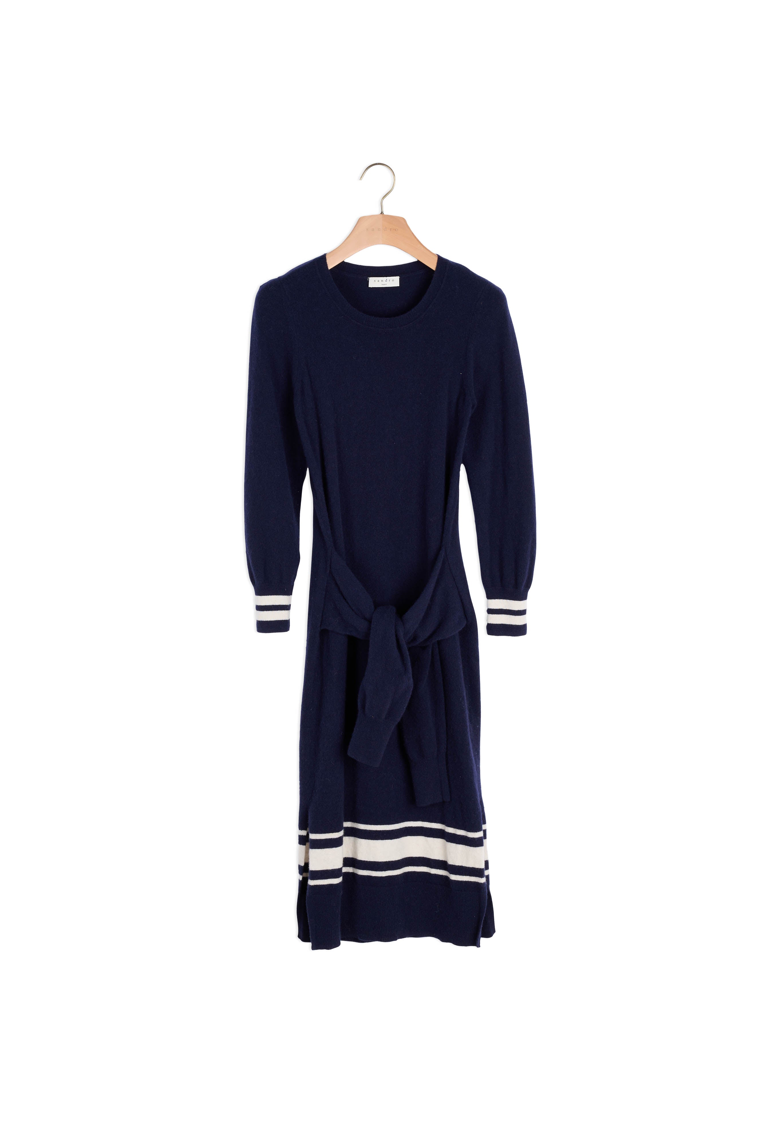 Robe en Maille trompe l œil Sandro seconde main