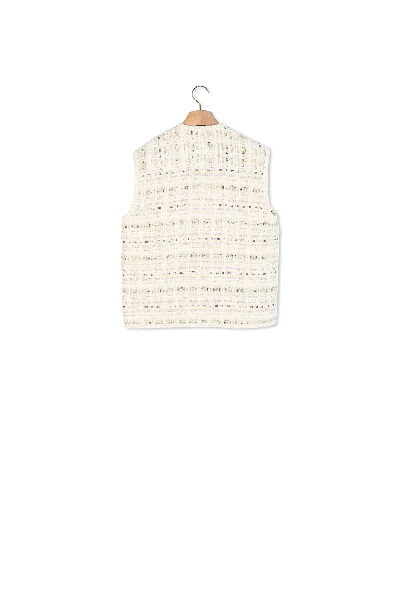 Veste sans manches en tweed Sandro seconde main