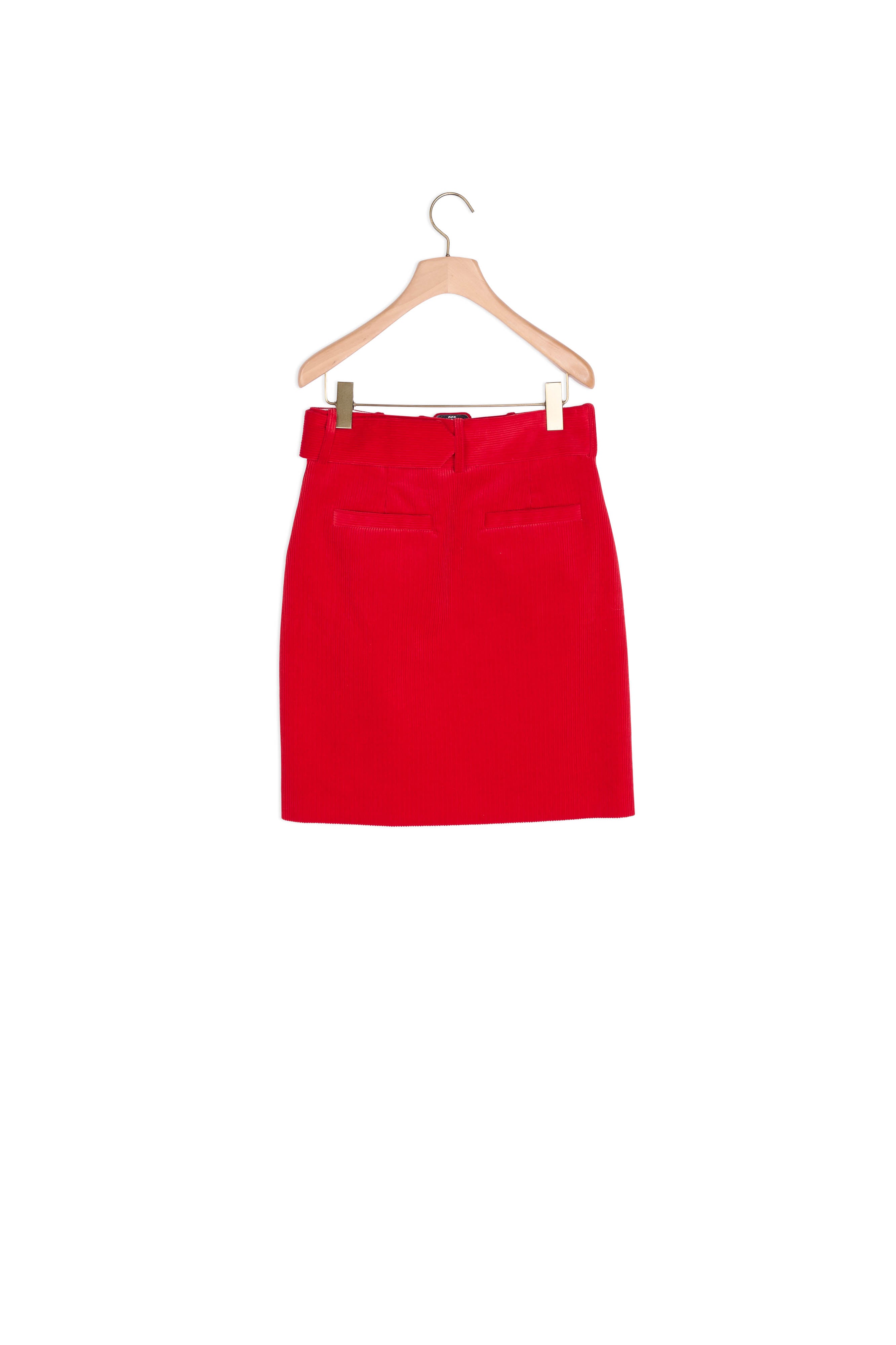 Jupe courte en velours Sandro seconde main