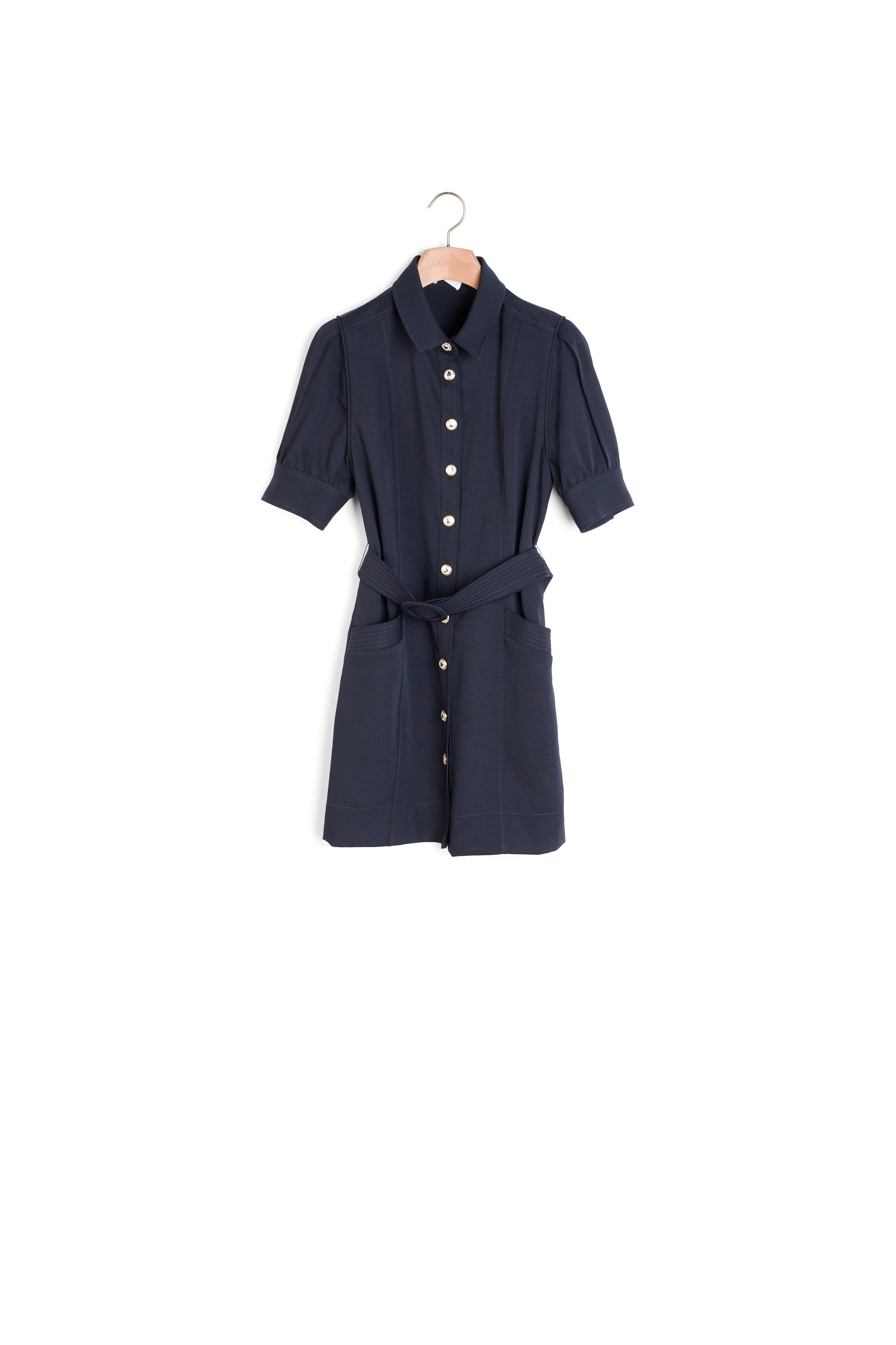 Robe Chemise à boutons fantaisies Sandro seconde main