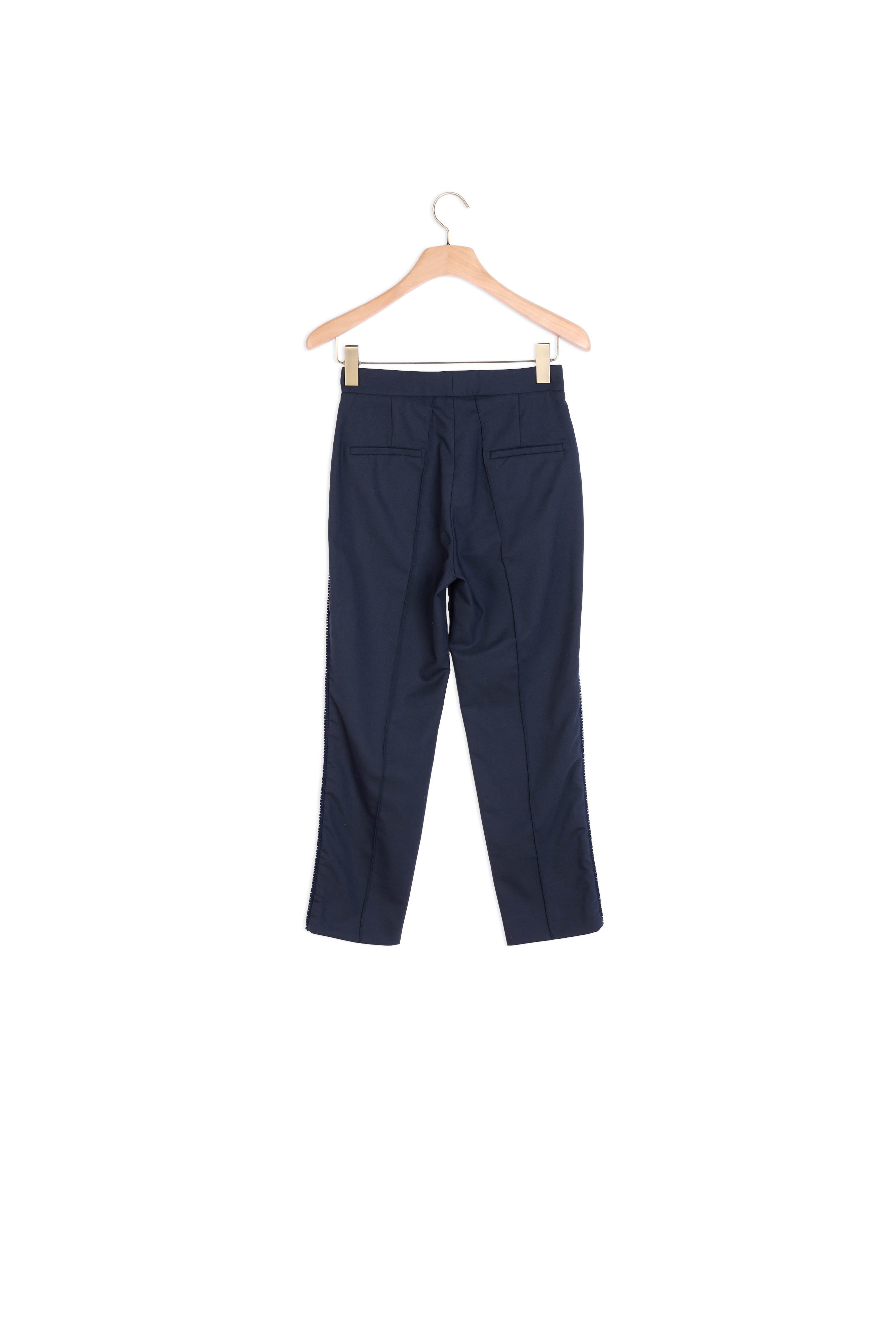Pantalon droit 7/8ème avec galons Sandro seconde main