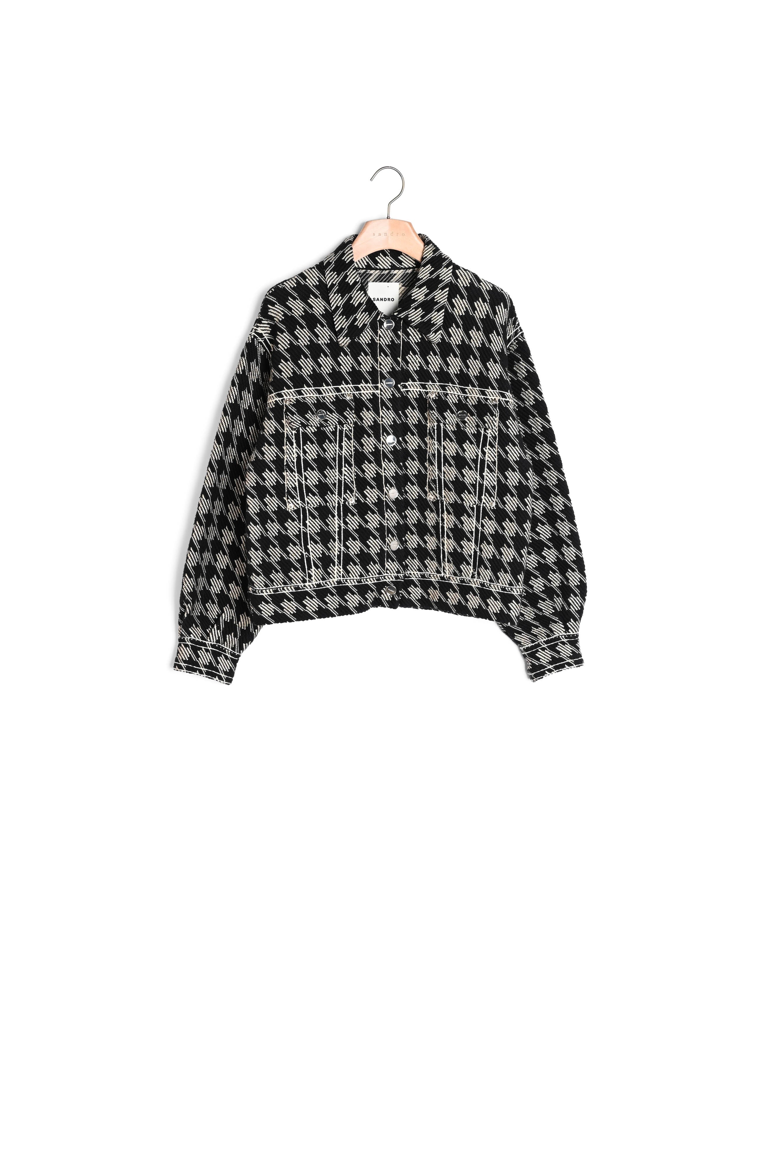 Veste pied de poule Sandro seconde main