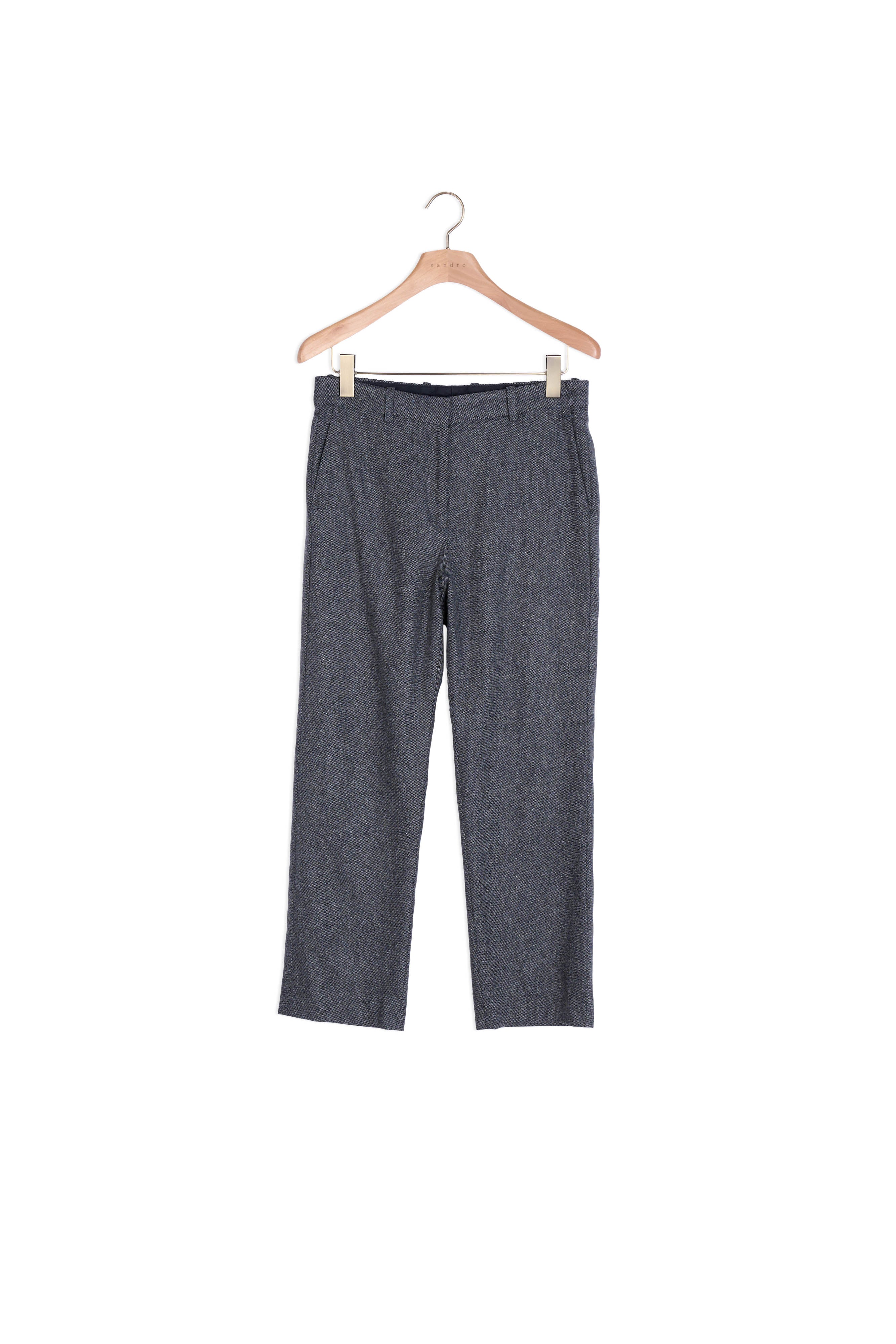 Pantalon Gris Foncé Sandro seconde main