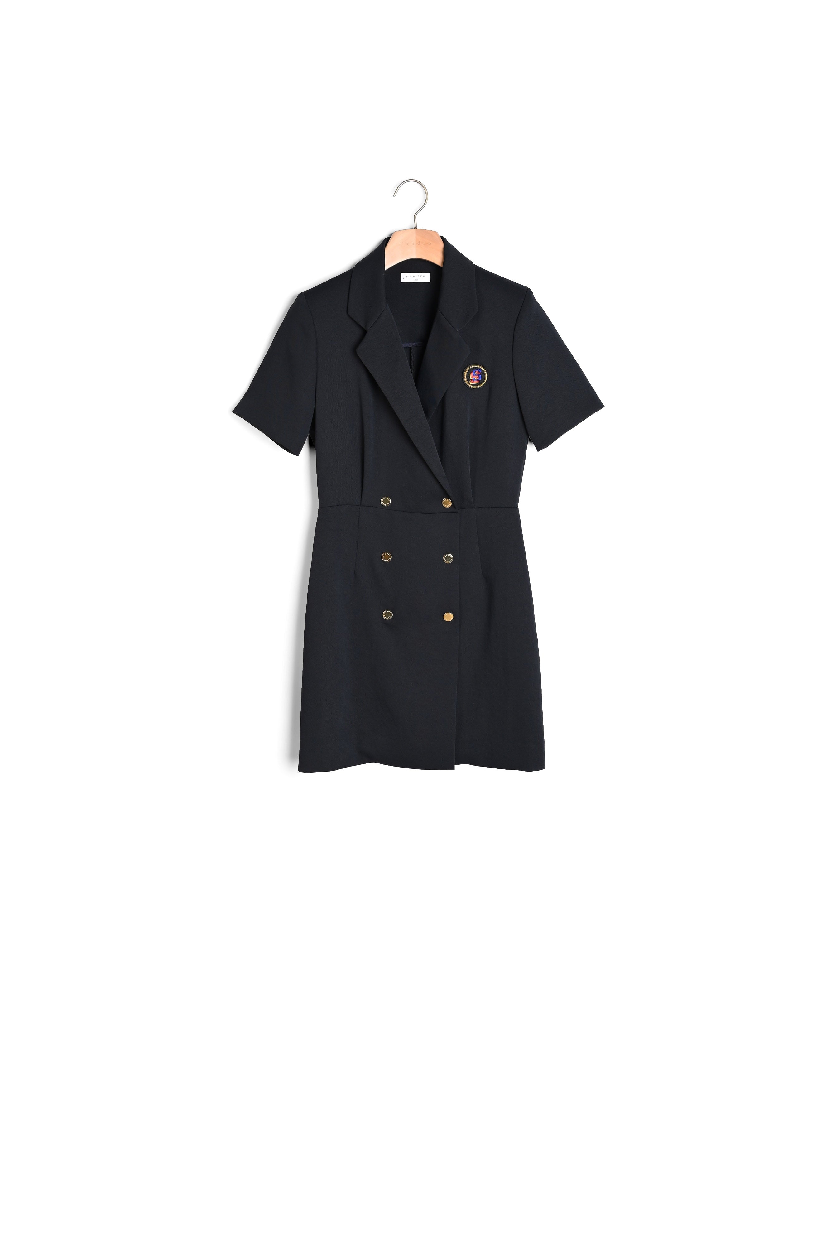 Robe tailleur à boutonnage croisé Sandro seconde main