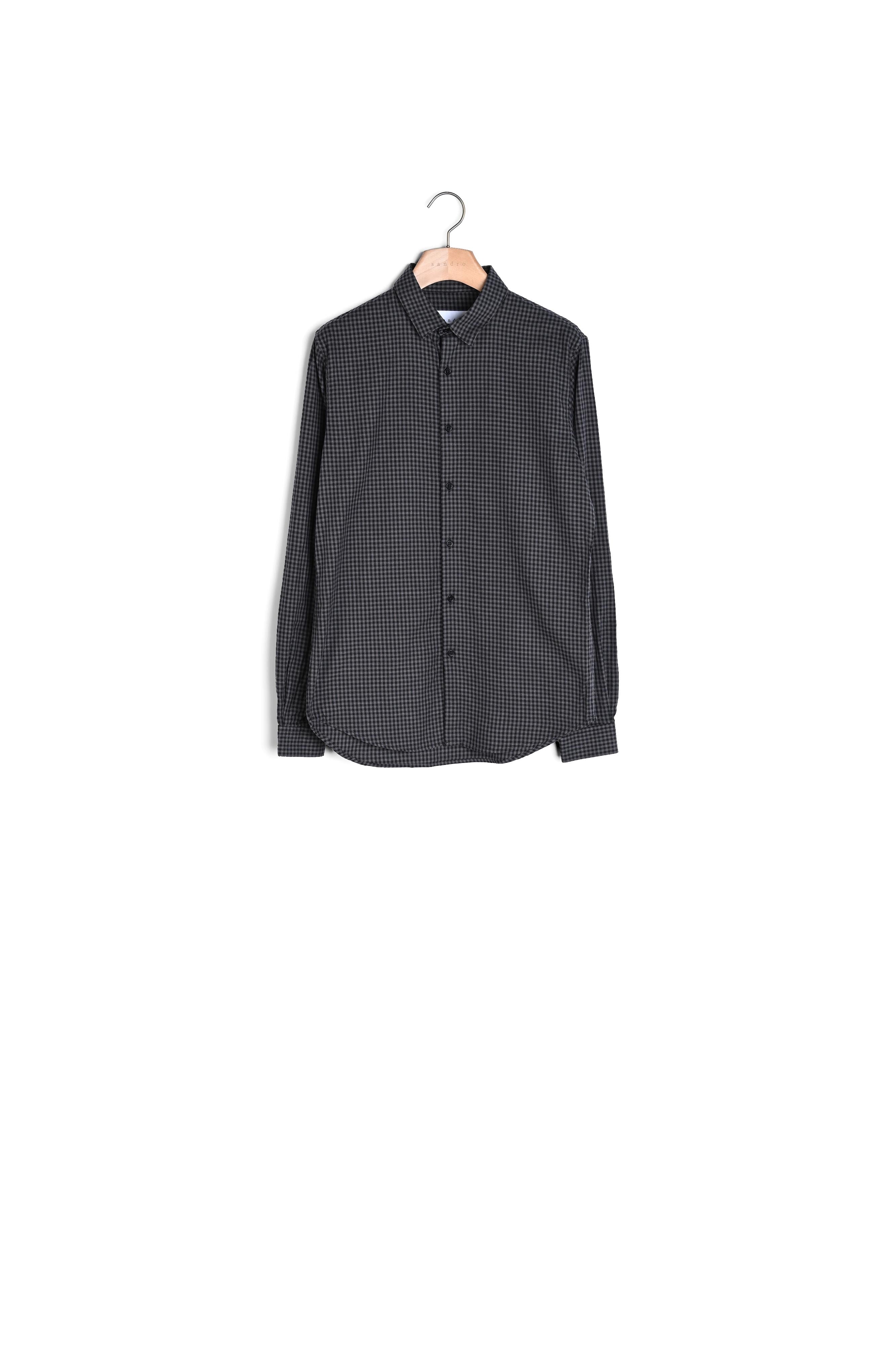 Chemise à carreaux vichy Sandro seconde main