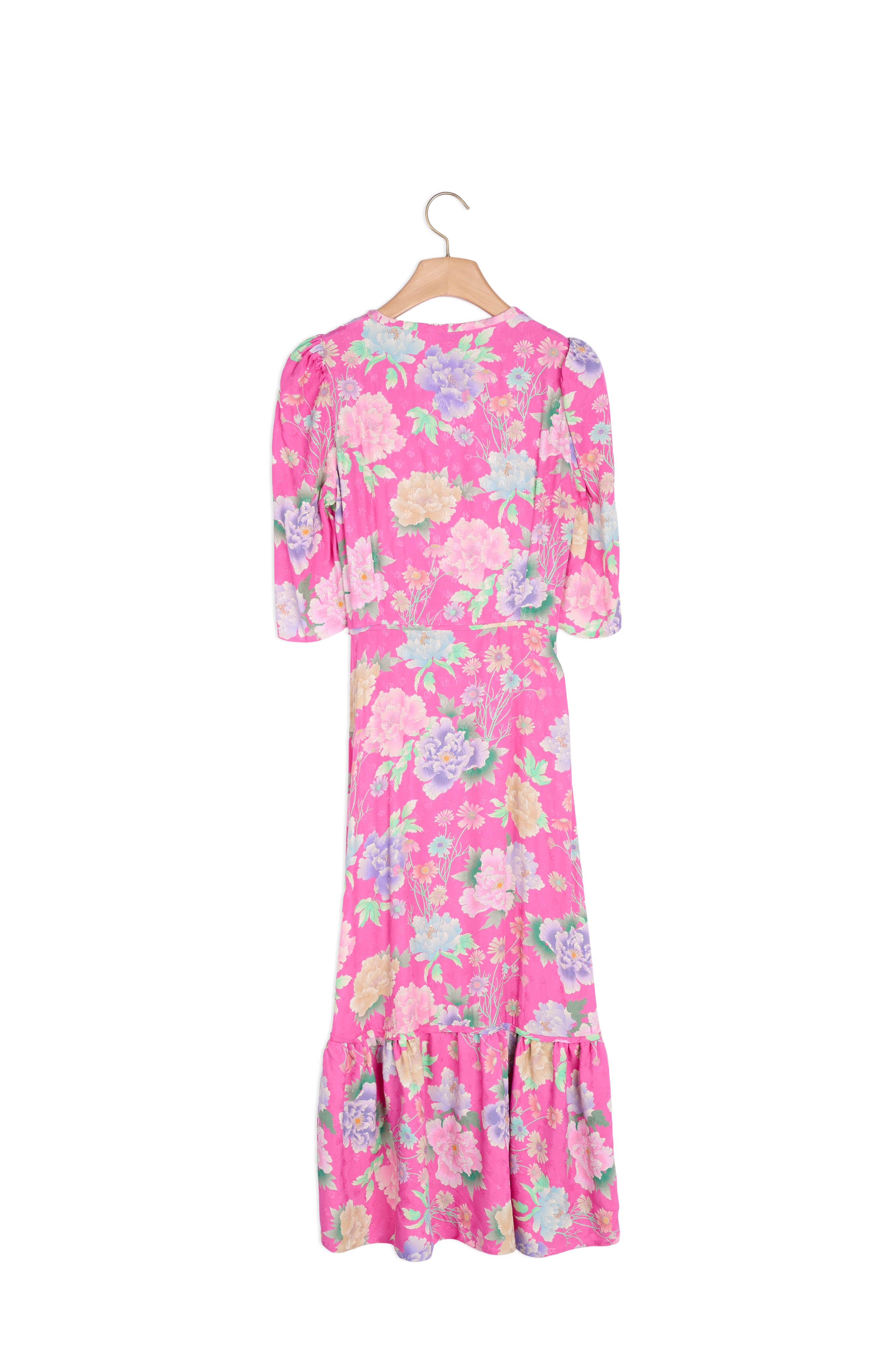 Robe longue asymétrique en jacquard Sandro seconde main