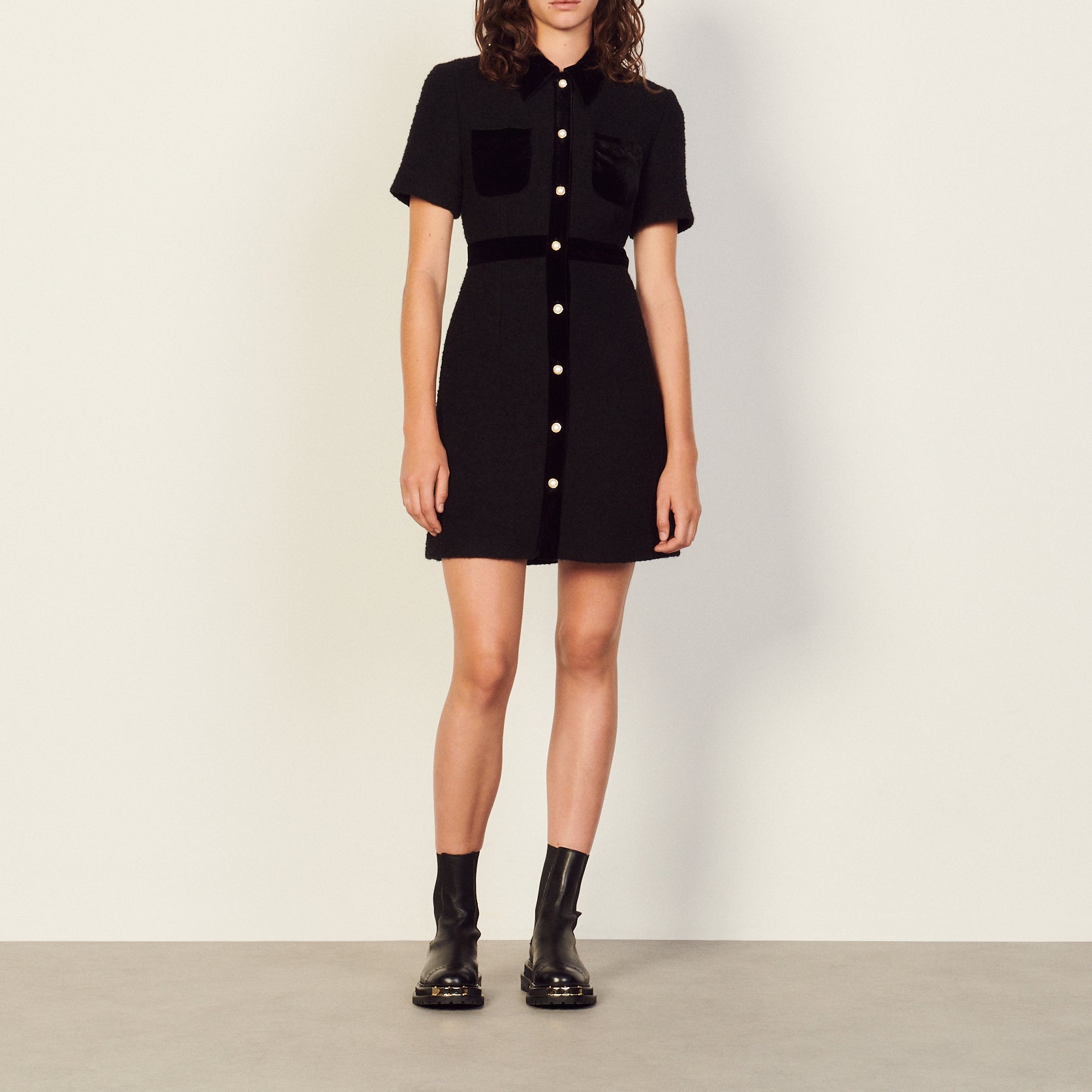 Robe Noir Sandro seconde main