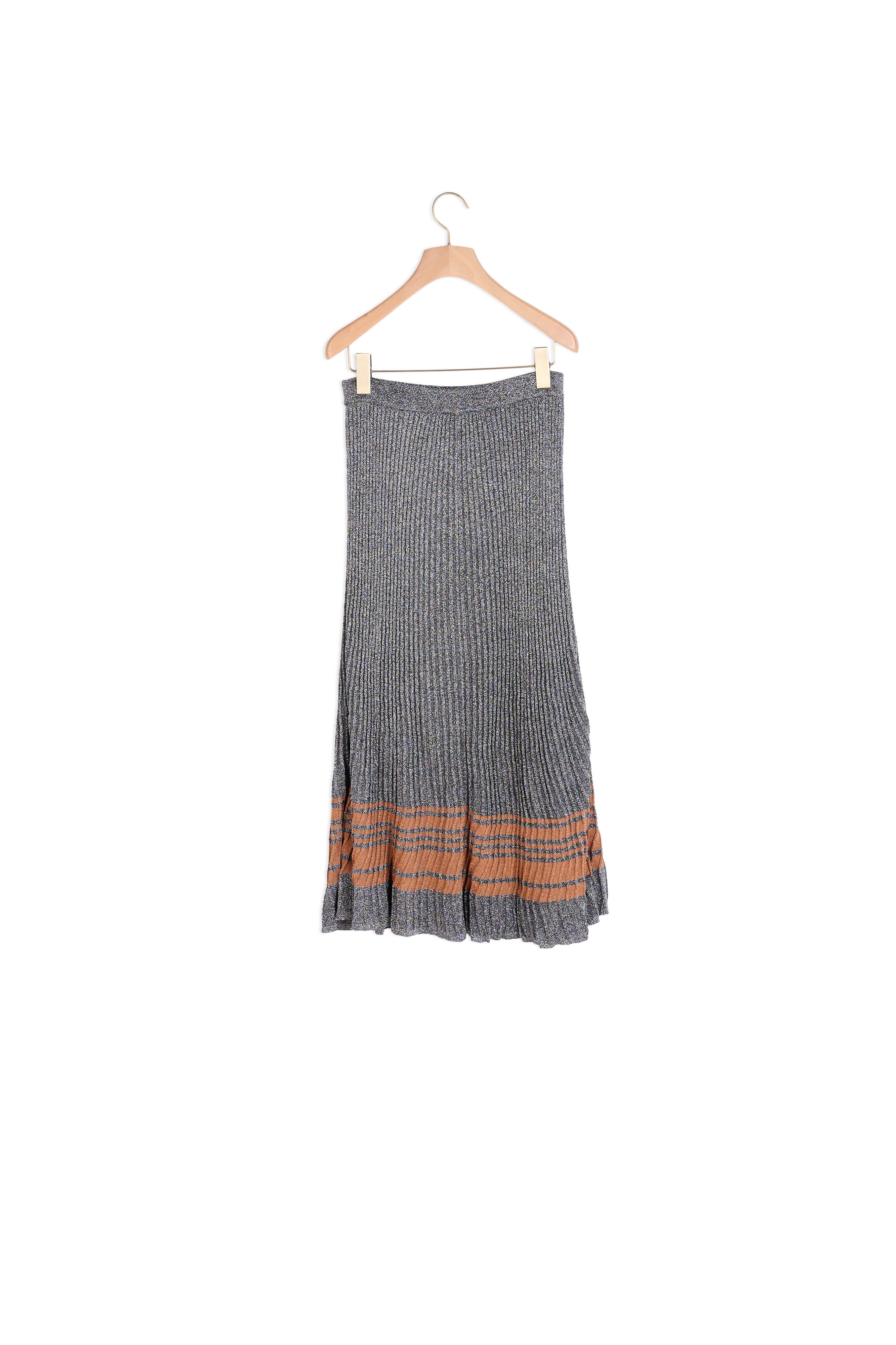 Jupe midi en Maille lurex Sandro seconde main