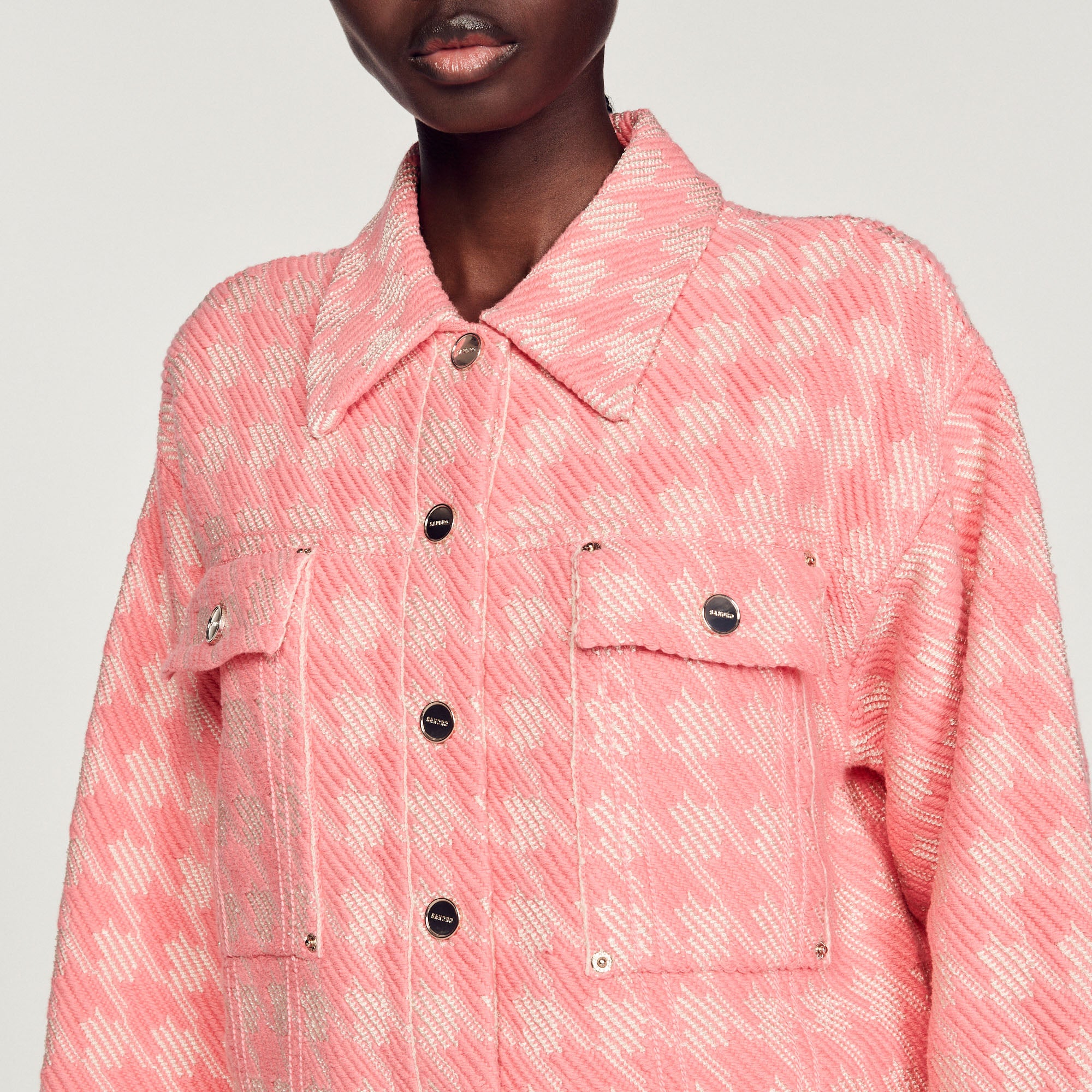 Veste pied de poule Sandro seconde main