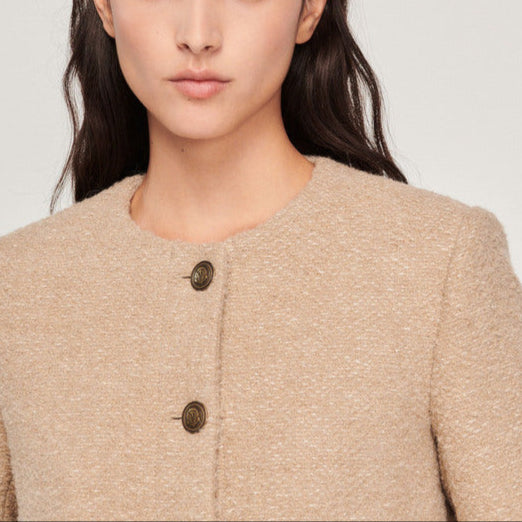 Veste en tweed Sandro seconde main