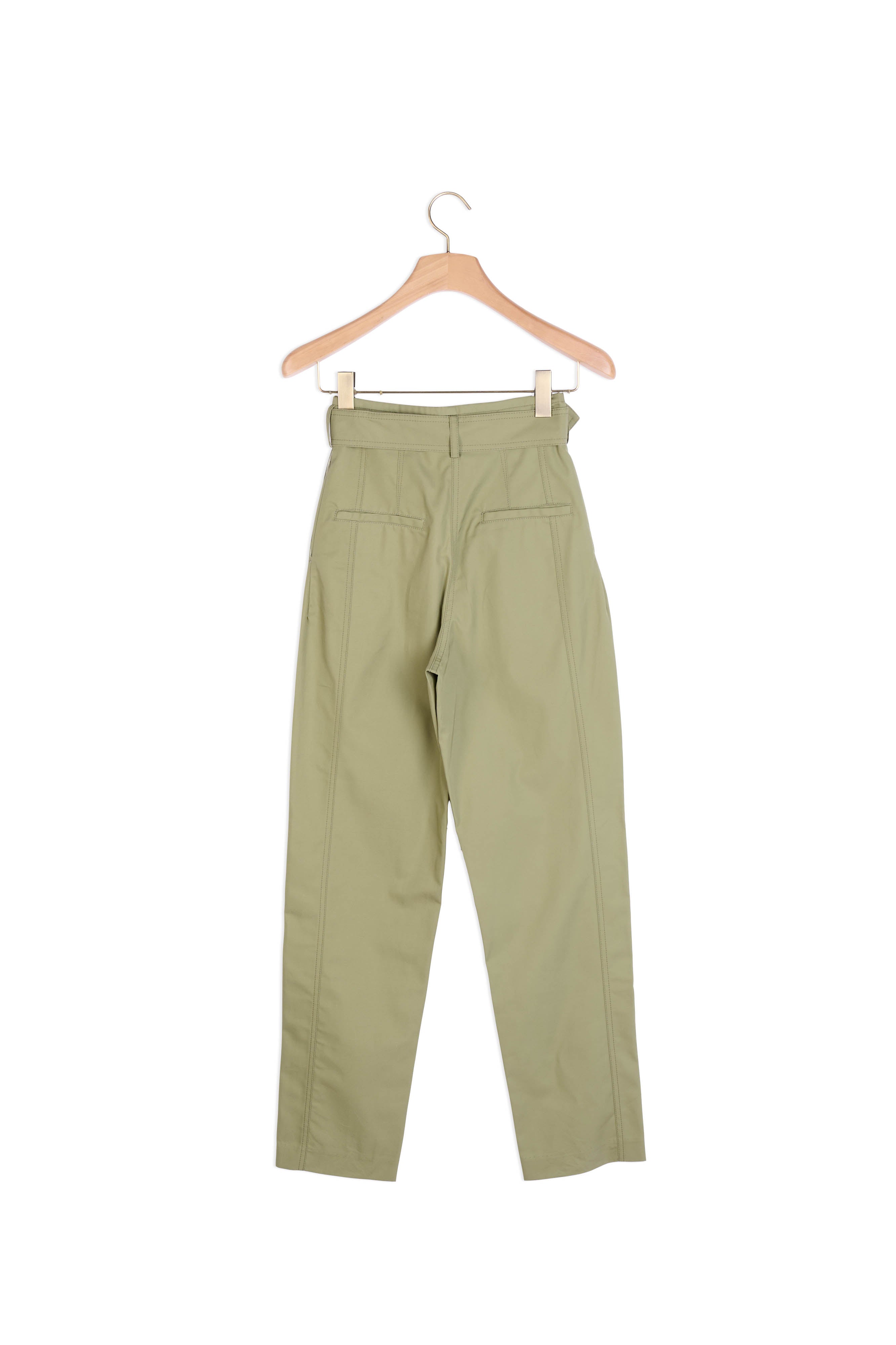 Pantalon large taille haute en gabardine Sandro seconde main