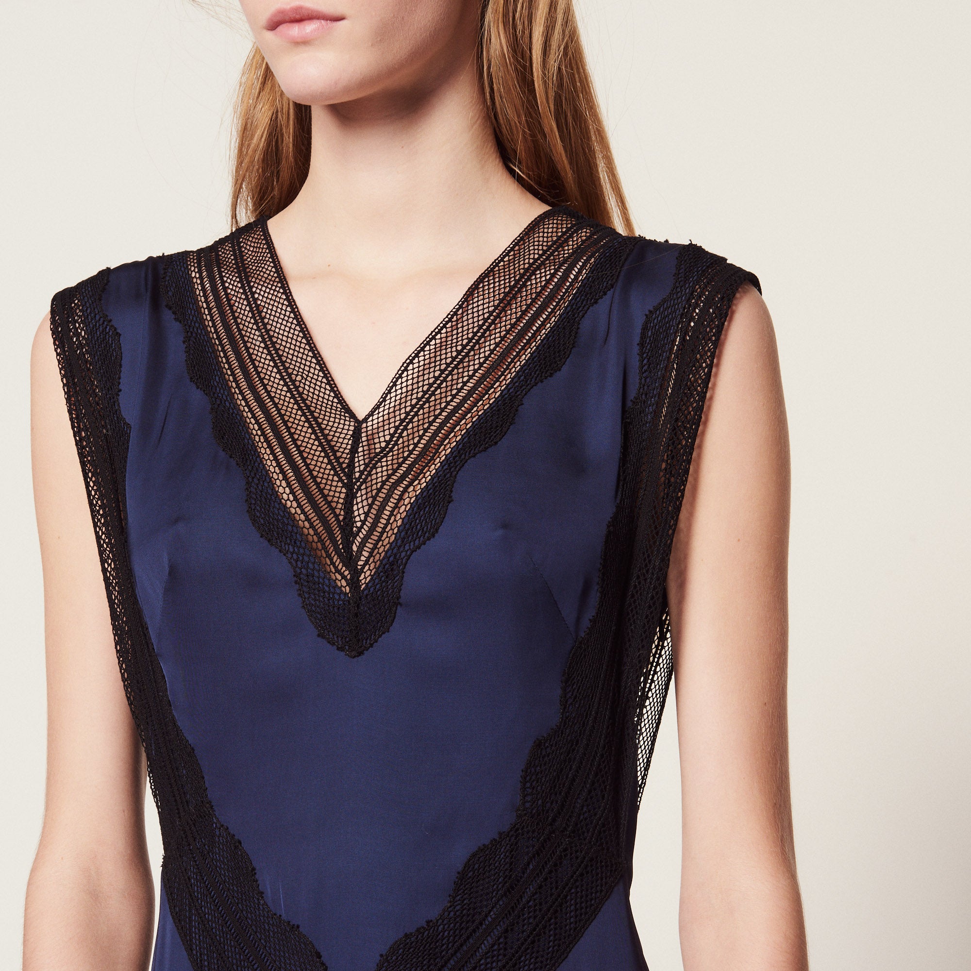 Robe longue fluide Sandro seconde main