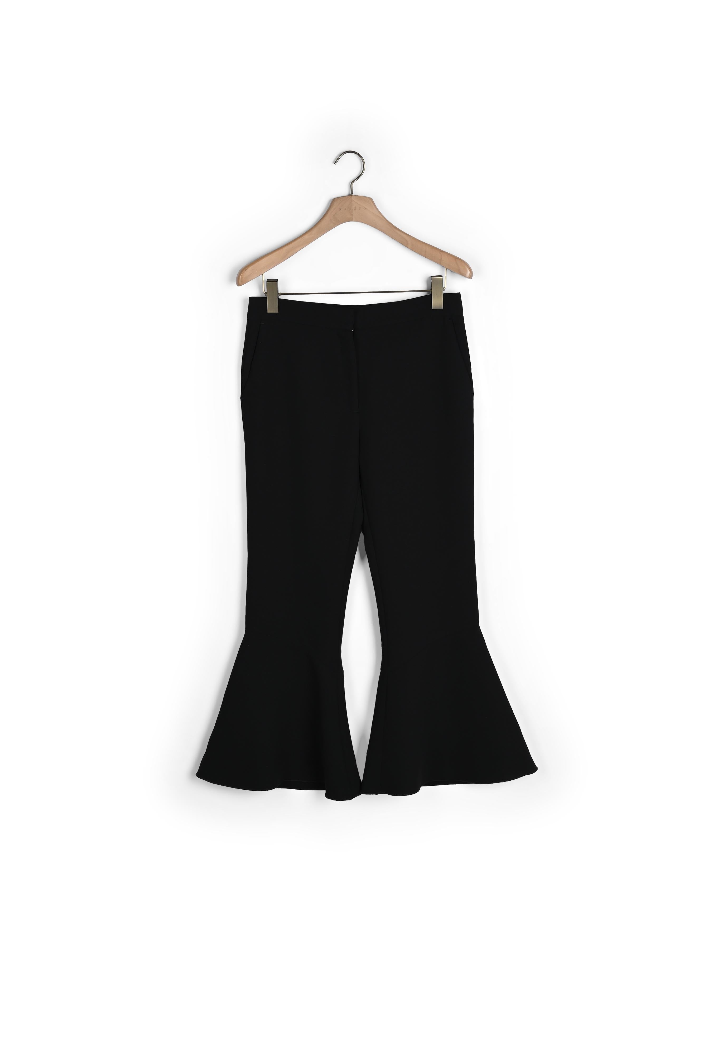 Pantalon à bas de jambes volantés Sandro seconde main