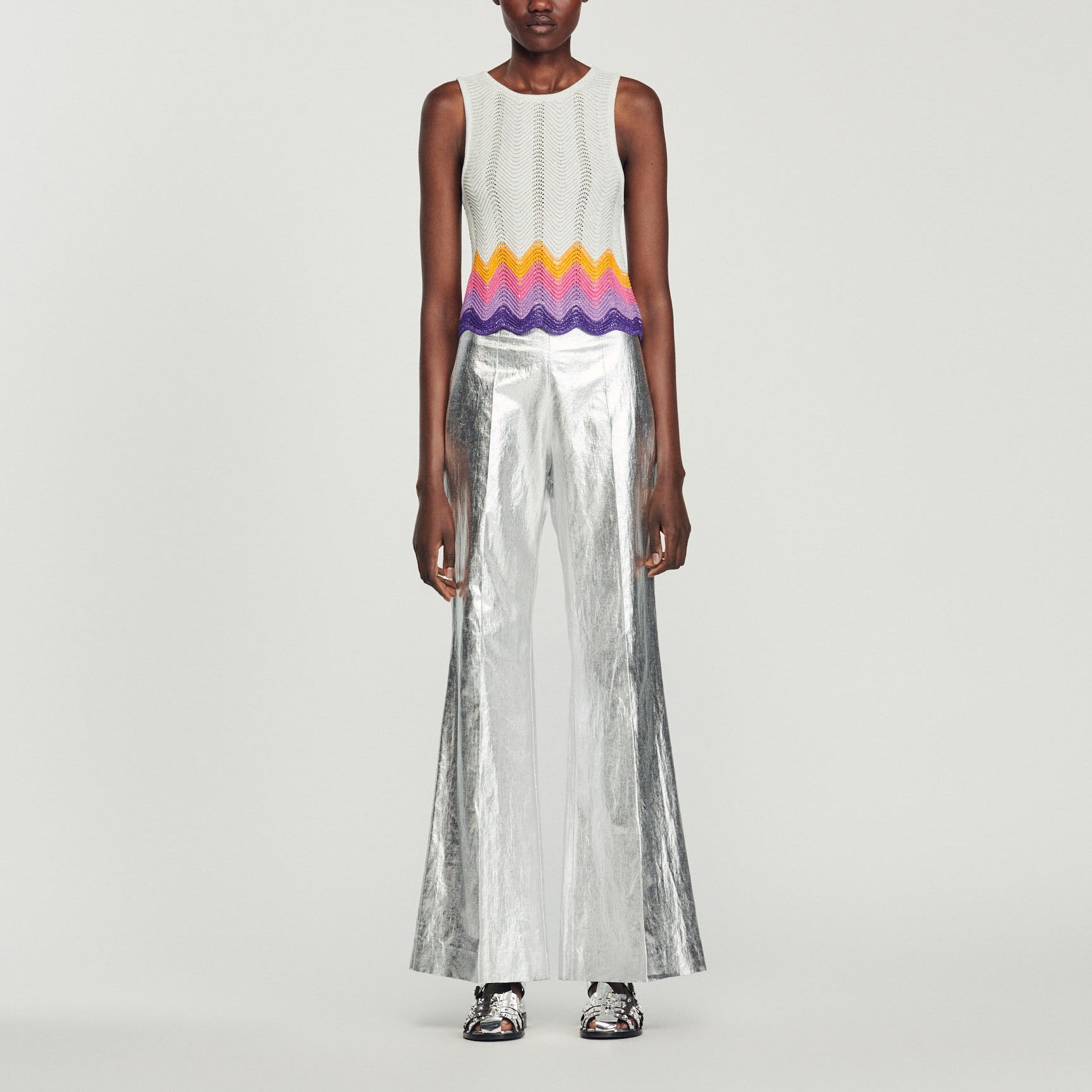 Débardeur en Maille Sandro seconde main