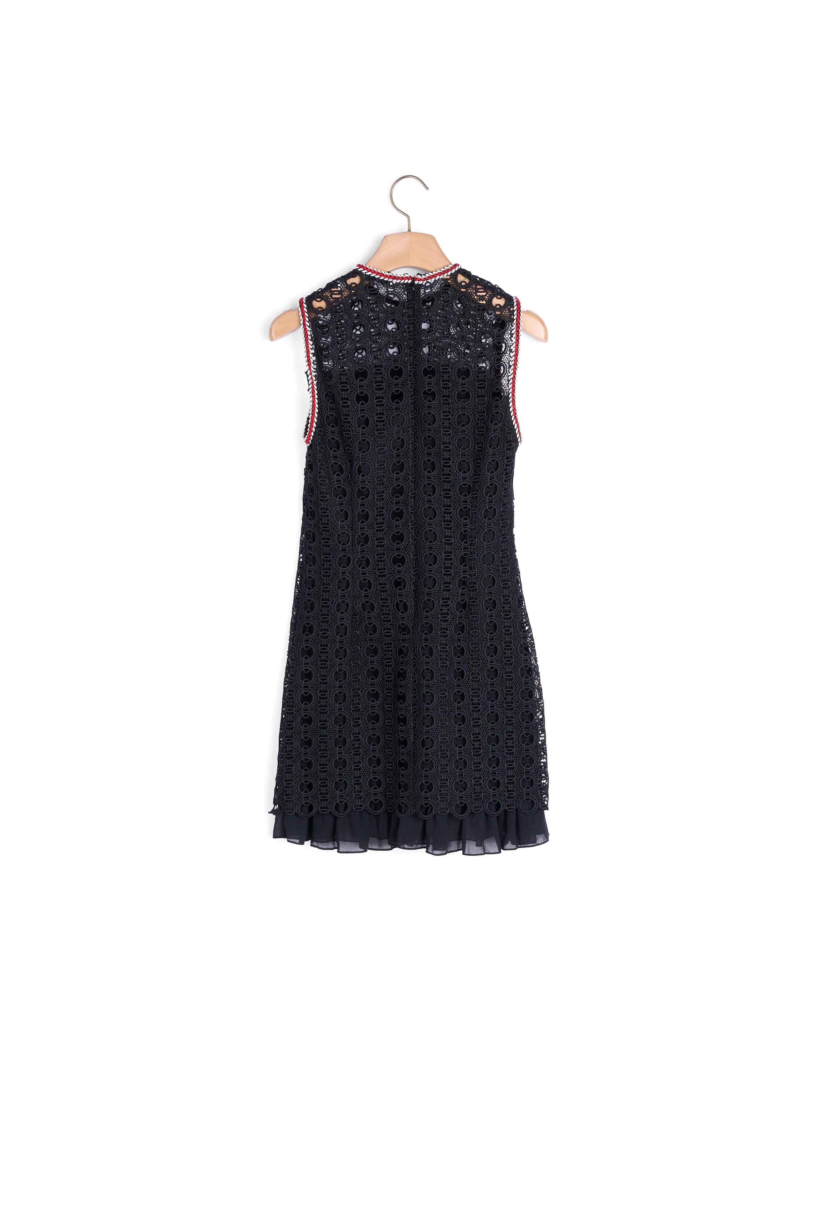 Robe en guipure sans manches Sandro seconde main