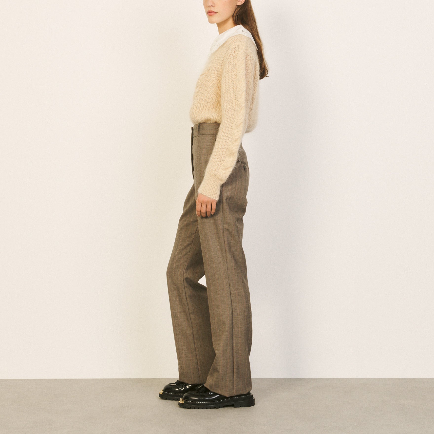 Pantalon Taupe Sandro seconde main