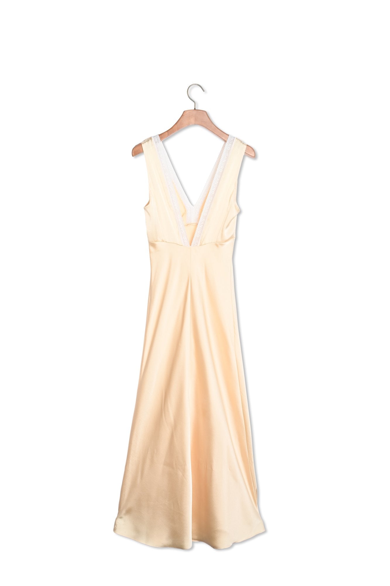 Robe longue satinée Sandro seconde main