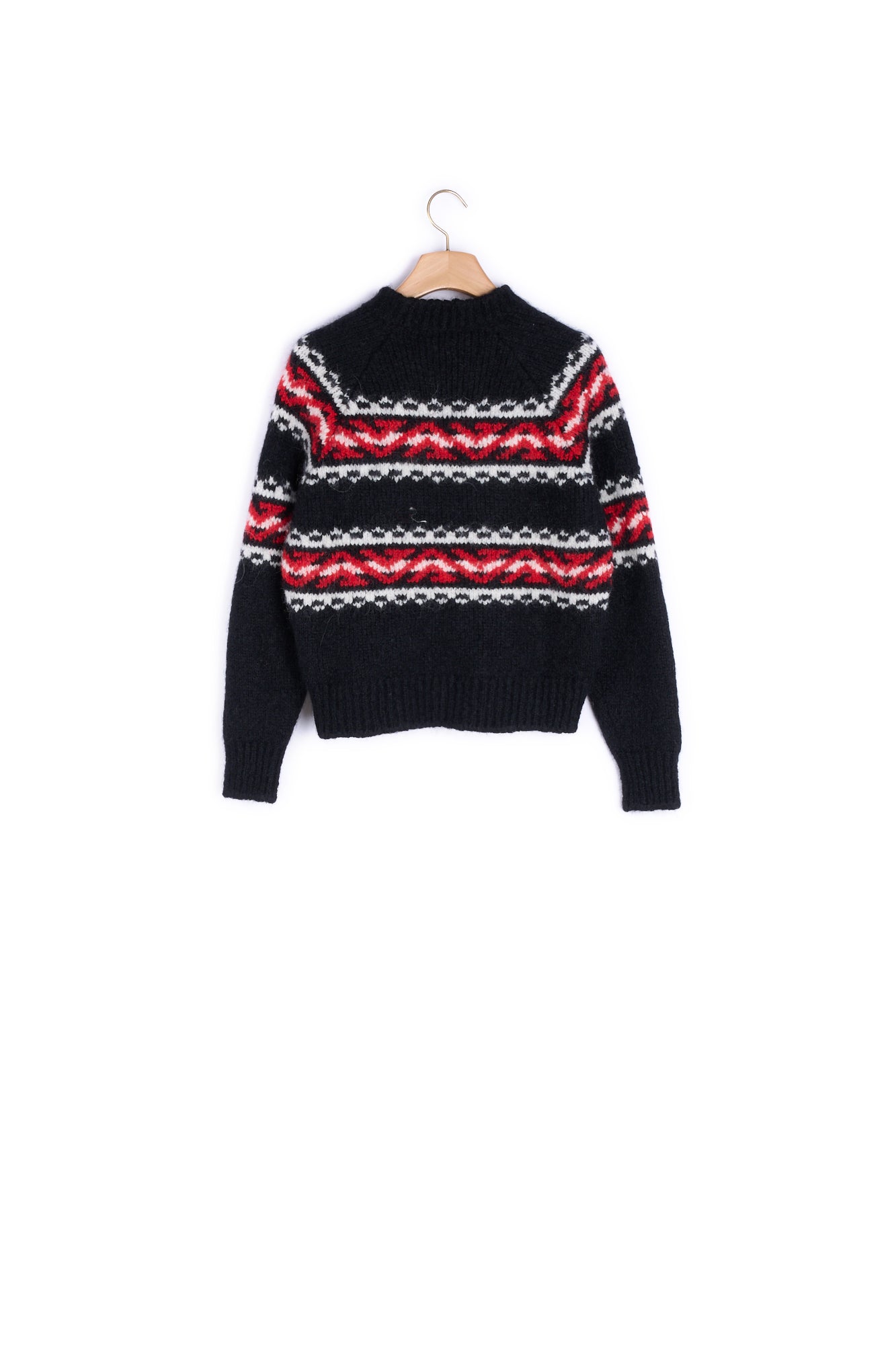Pull à motif géométrique en jacquard Sandro seconde main