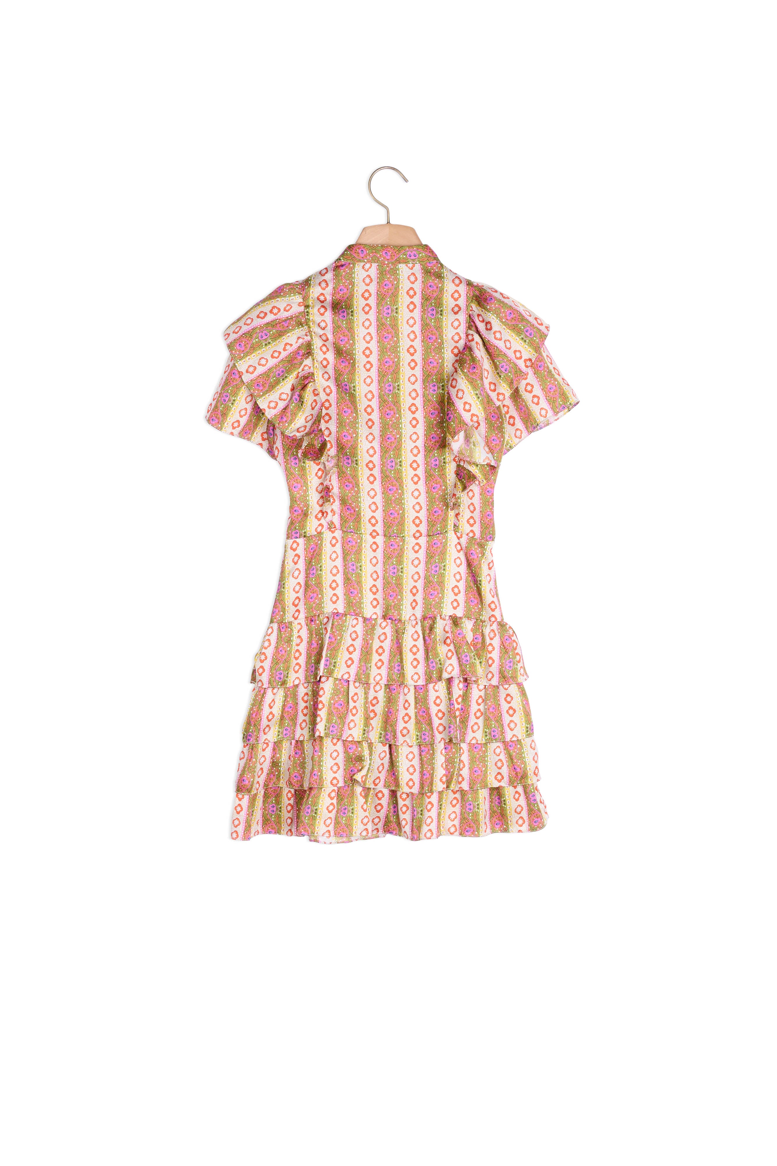 Robe fluide à volants Sandro seconde main