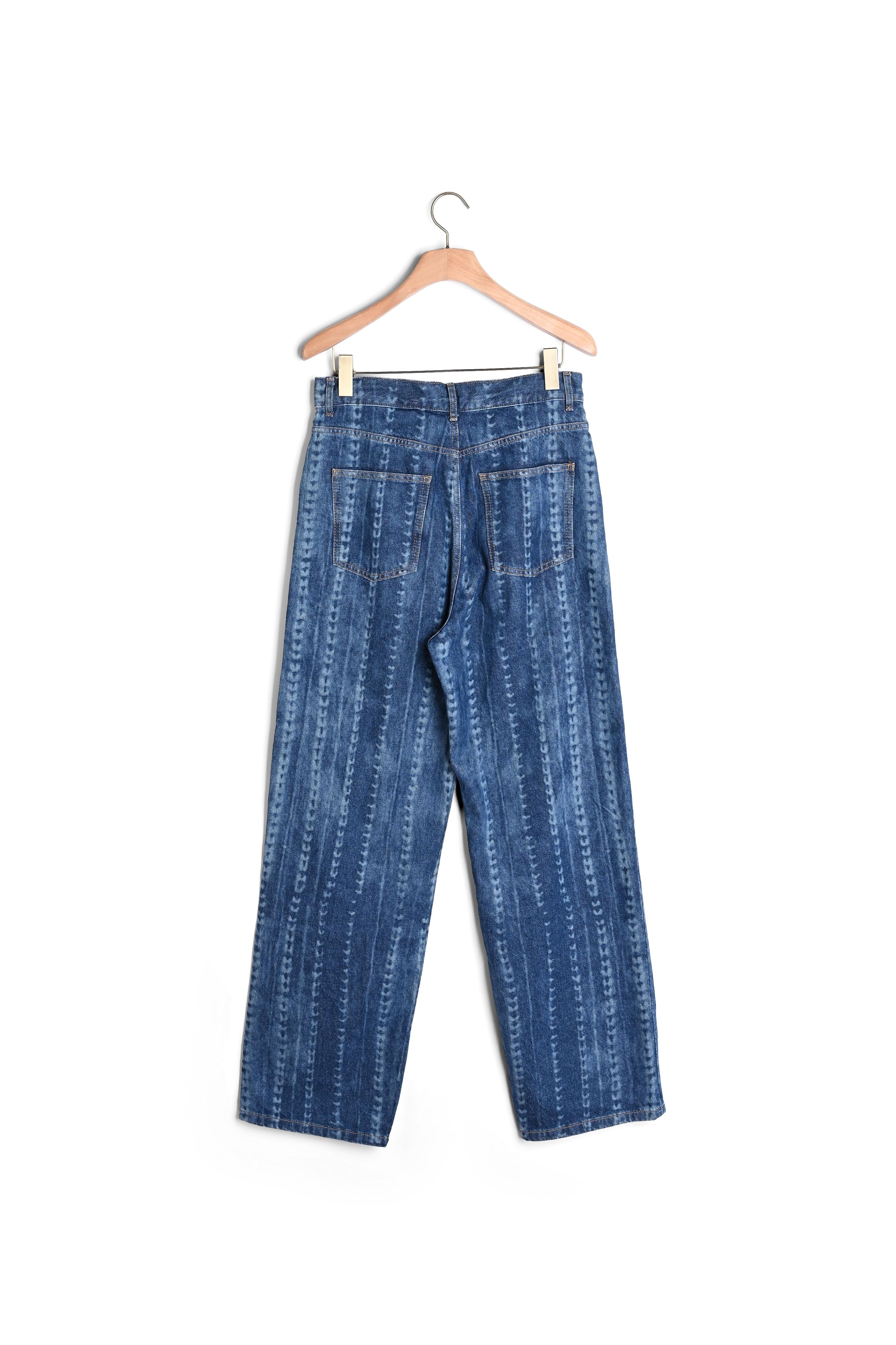 Jean à motifs délavés Sandro seconde main