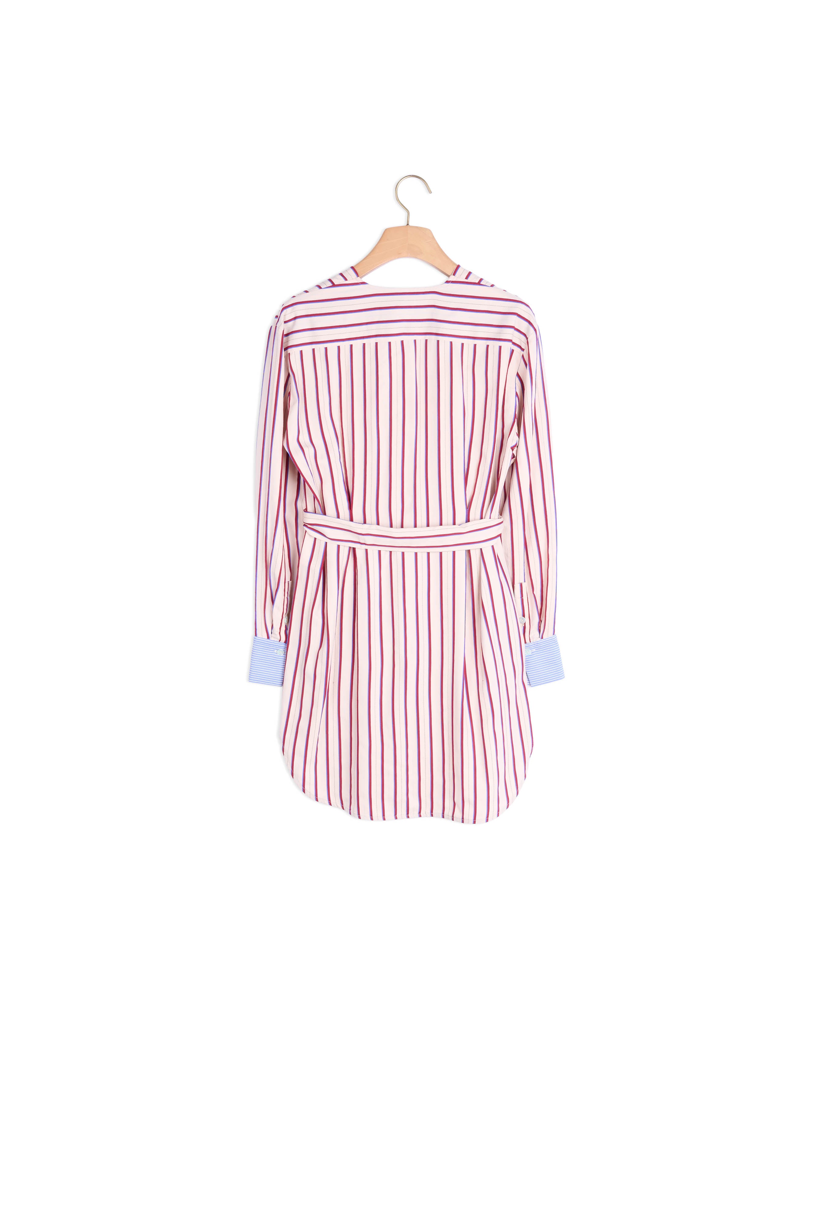 Robe courte rayée à manches longues Sandro seconde main