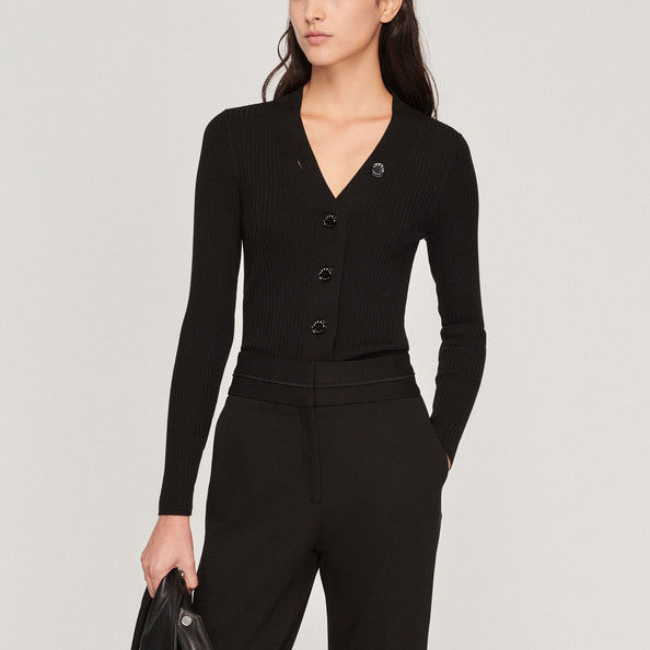 Cardigan en Maille Sandro seconde main