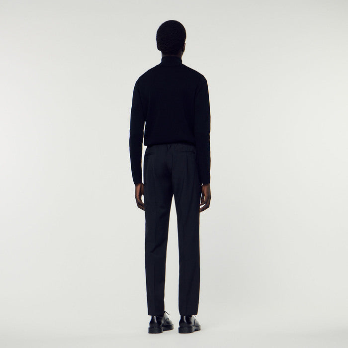 Pantalon à ceinture élastiquée Sandro seconde main