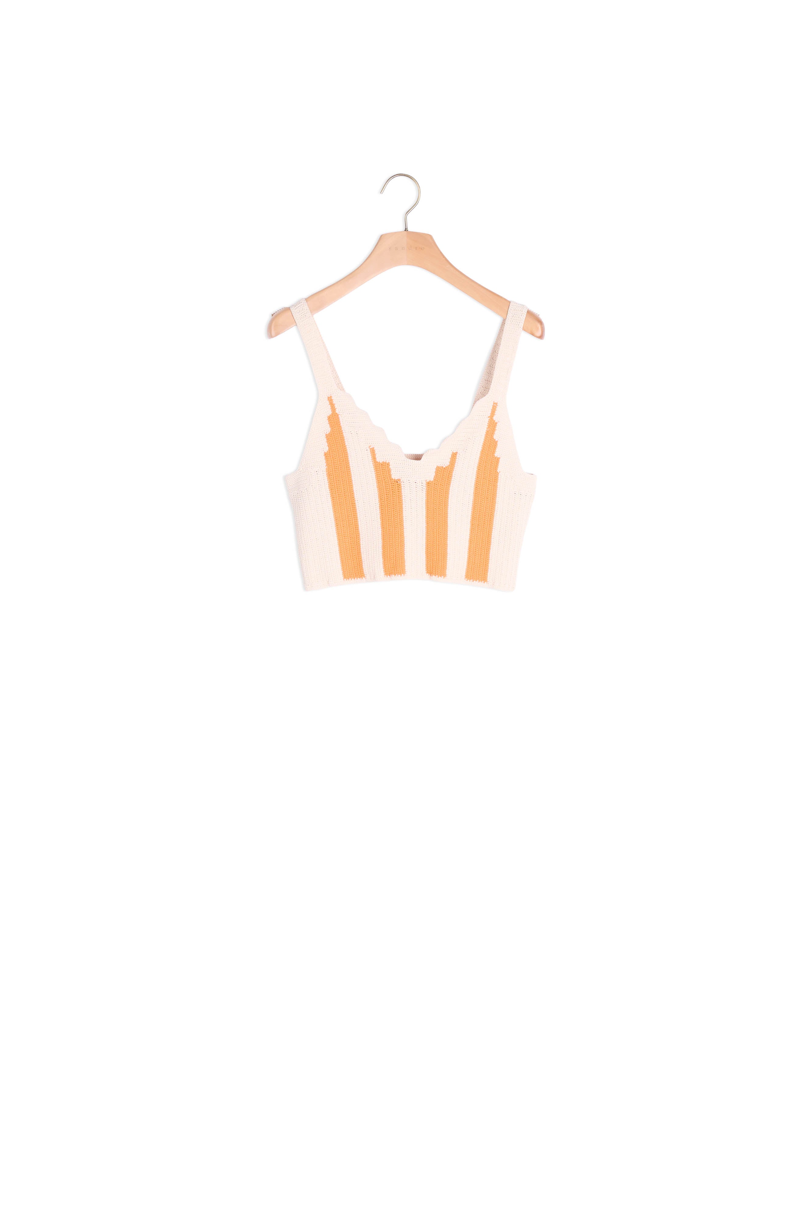 Brassière en crochet Sandro seconde main