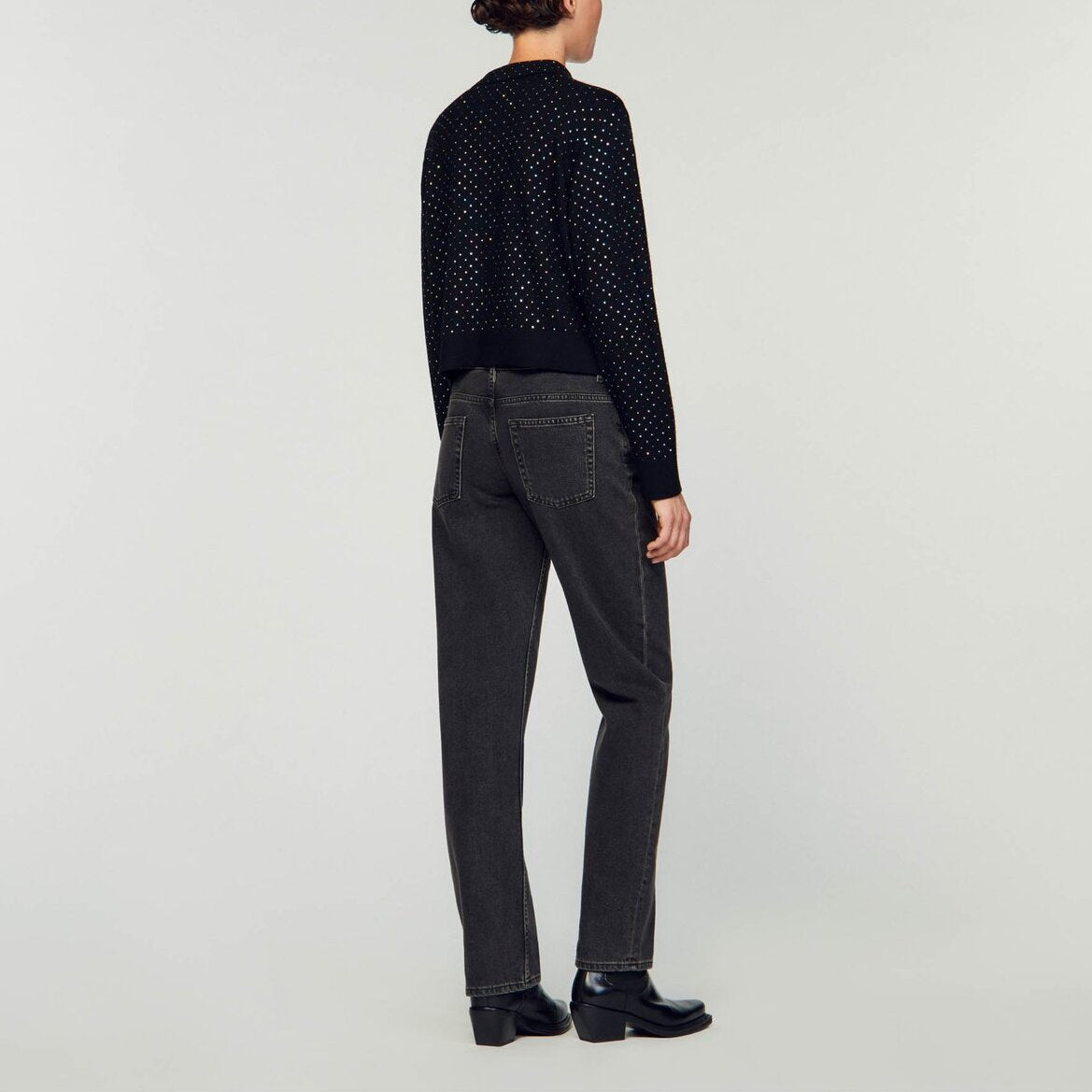 Pull Noir Sandro seconde main